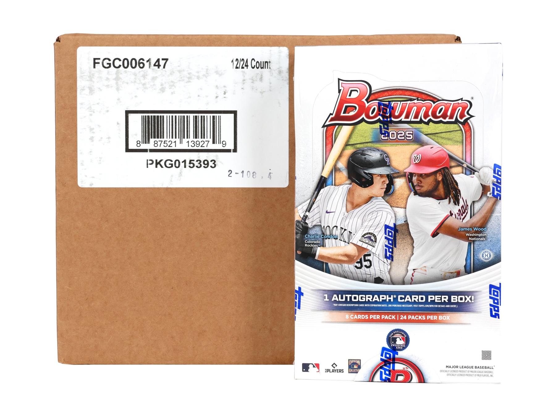 2025 Bowman Baseball Hobby 12-Box Case