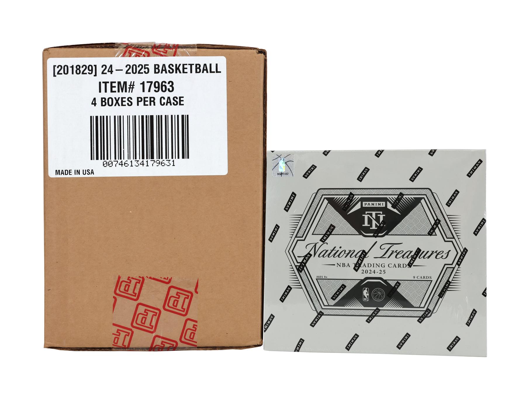 2024/25 Panini National Treasures Basketball Hobby 4-Box