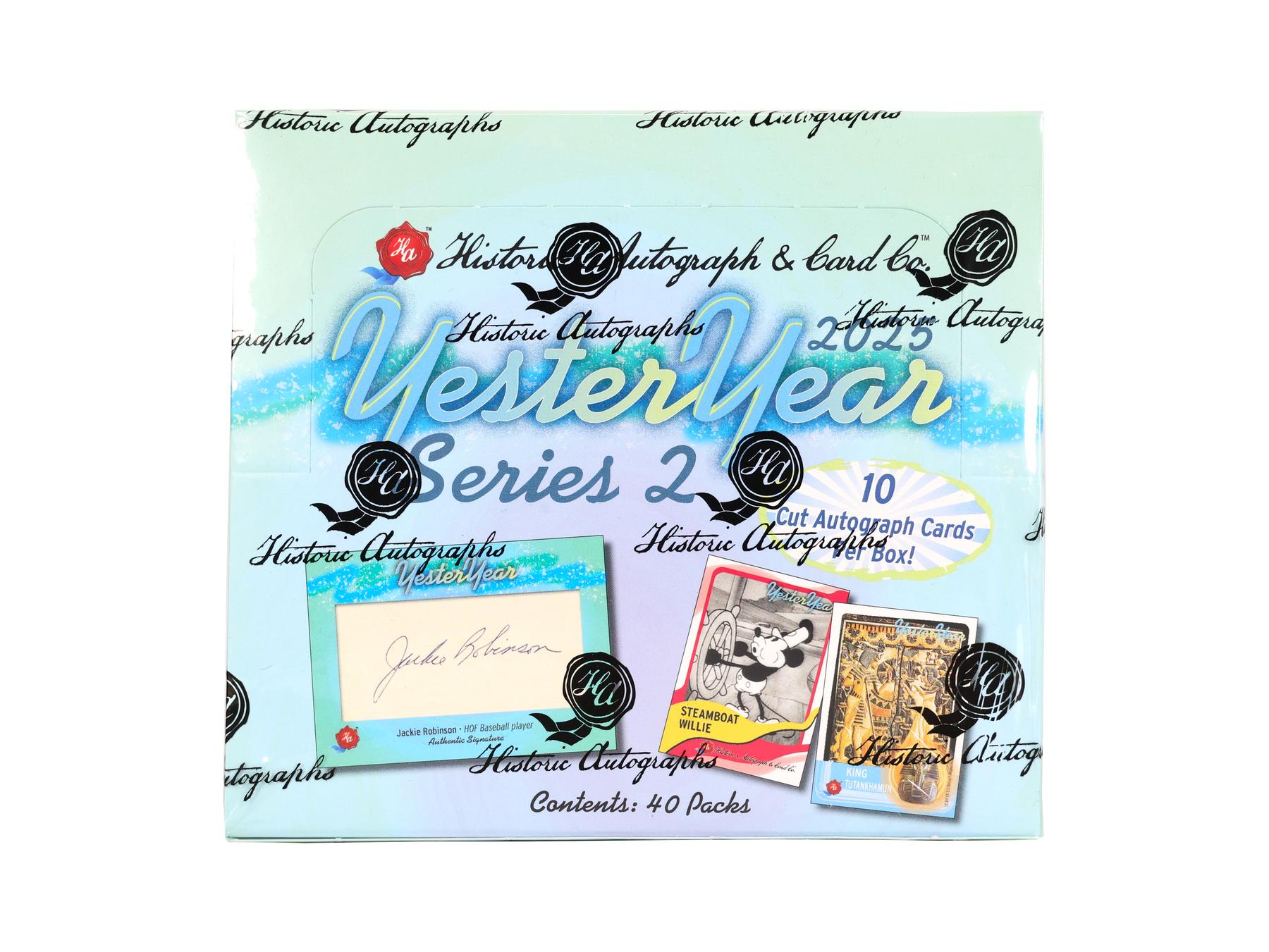 2025 Historic Autographs YesterYear Series 2 Hobby Box | DA Card World