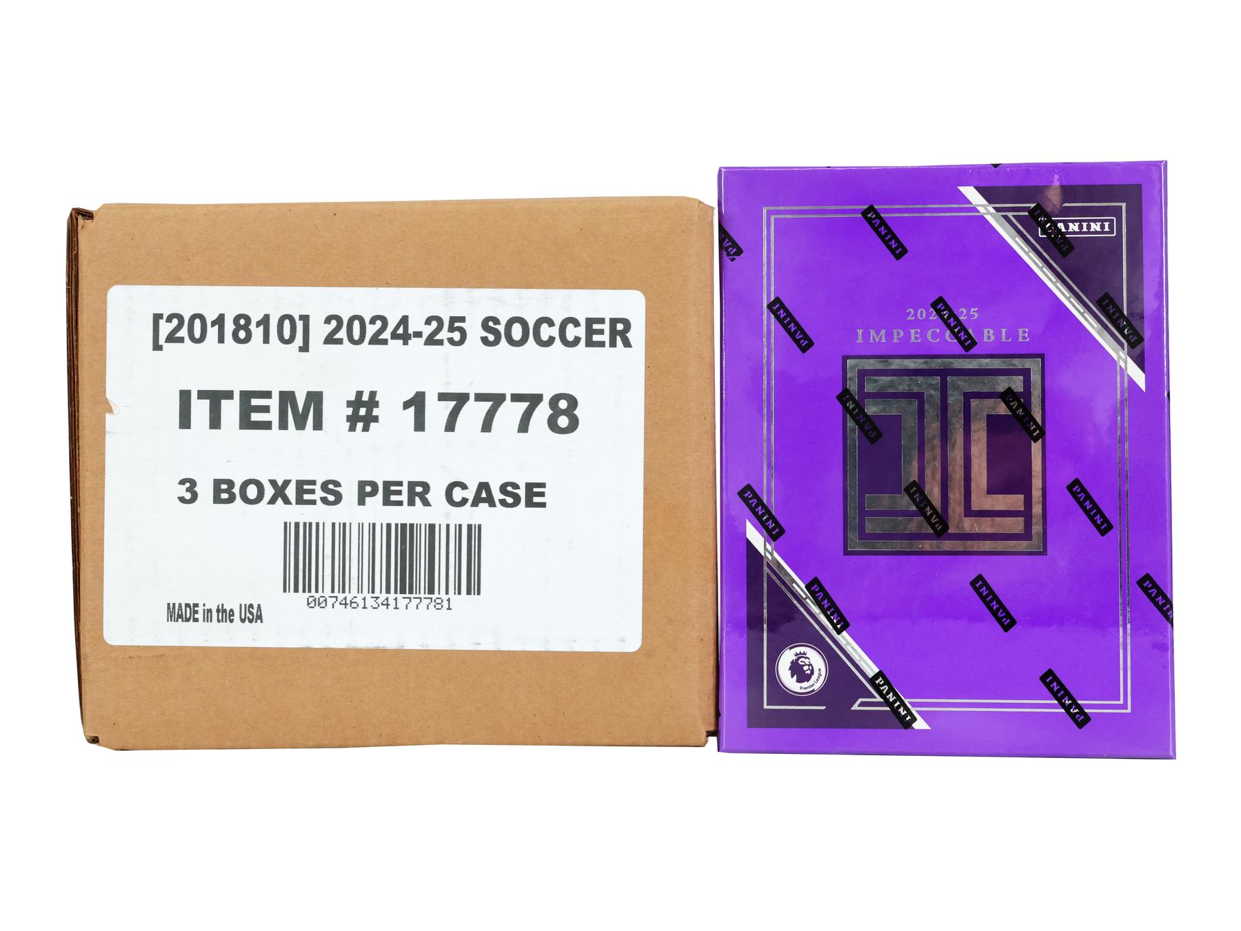 2024/25 Panini Impeccable Premier League EPL Soccer Hobby 3