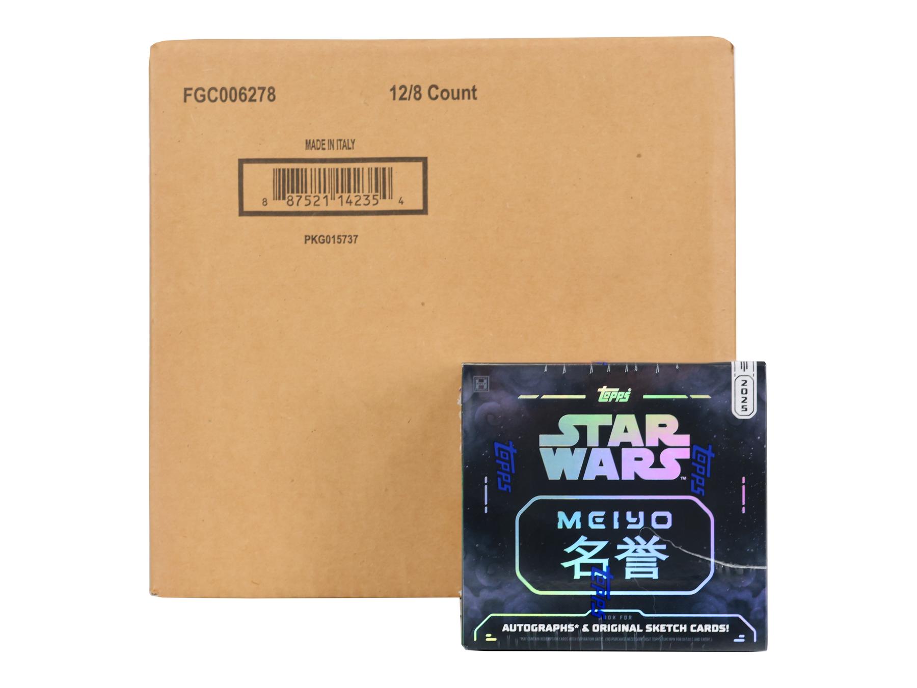2025 Topps Star Wars Meiyo Hobby 12-Box Case | DA Card World