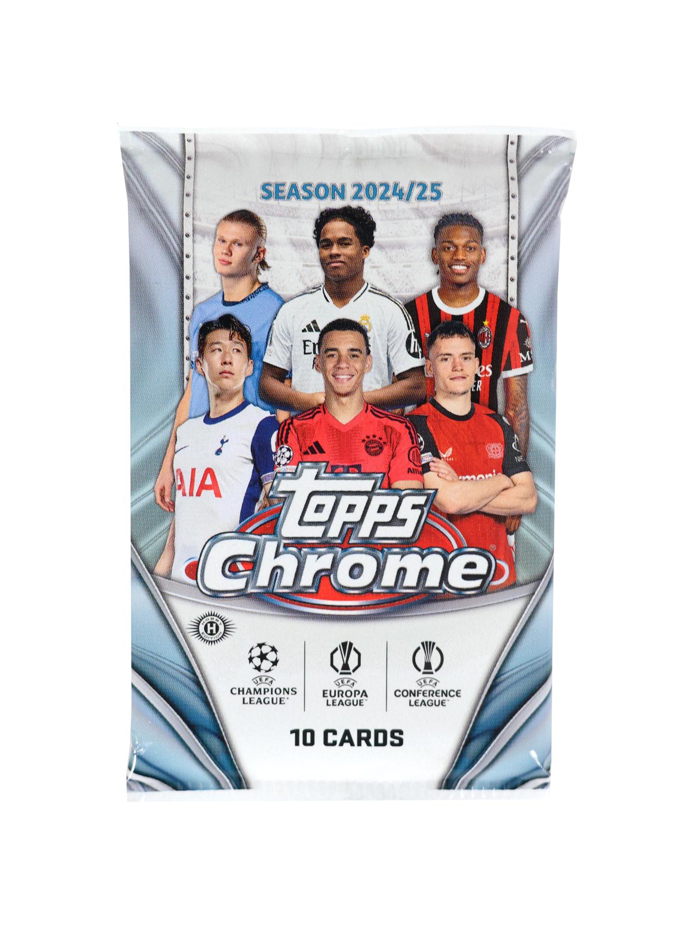 2024/25 Topps Chrome UEFA Club Competitions Soccer Hobby