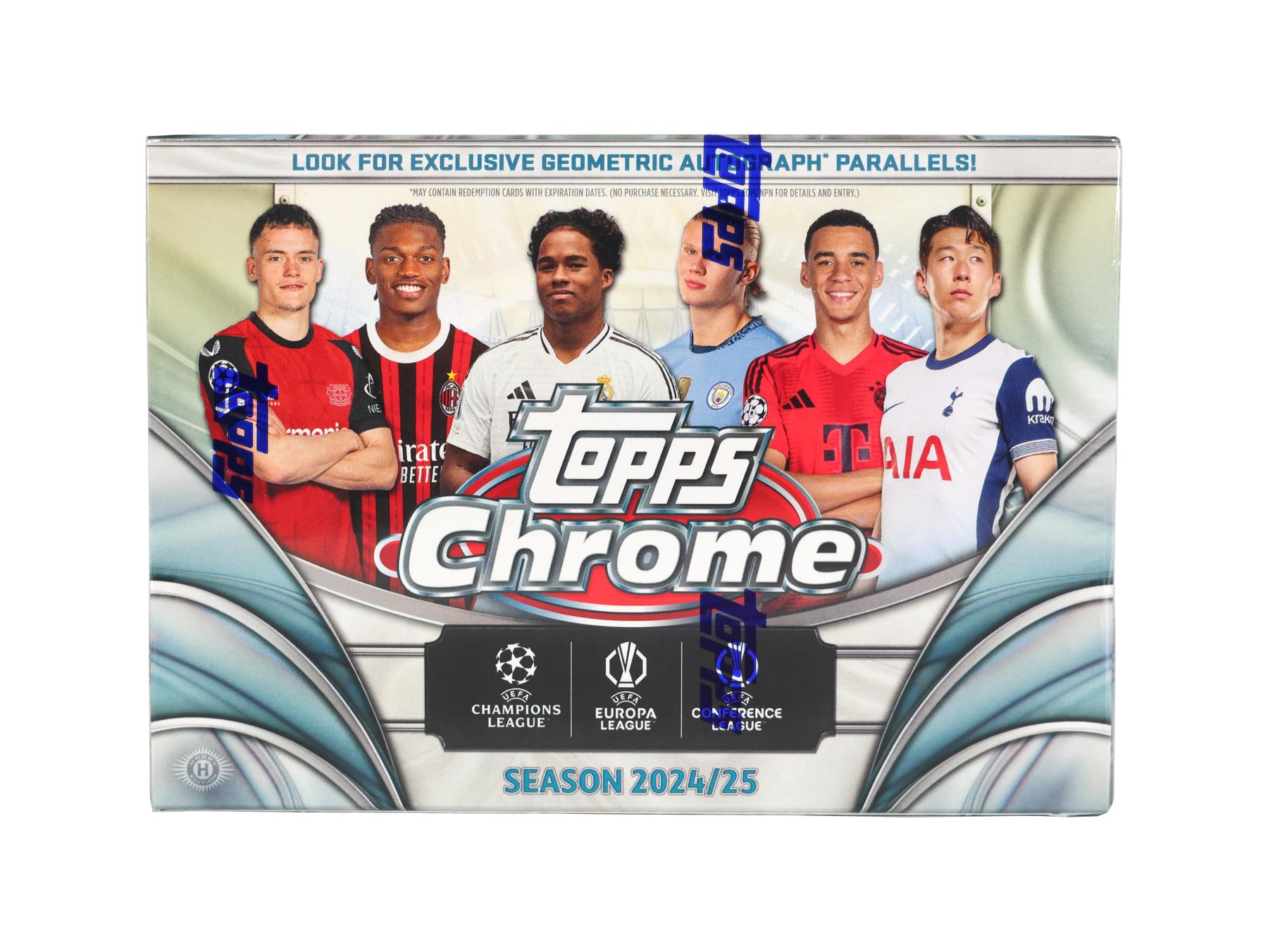 Carte Alvaro Carreras Topps Chrome 2024-25 - Noir 6/10 - Real Madrid Rookie