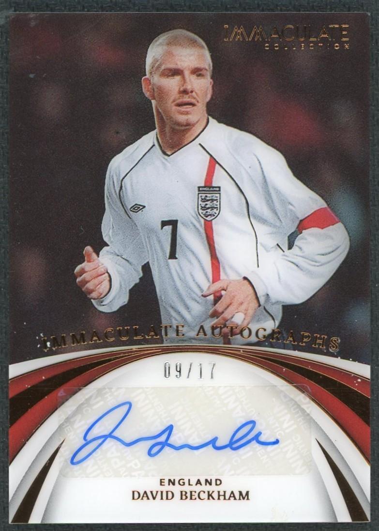 2022 Panini Immaculate David Beckham Auto /17 | DA Card World