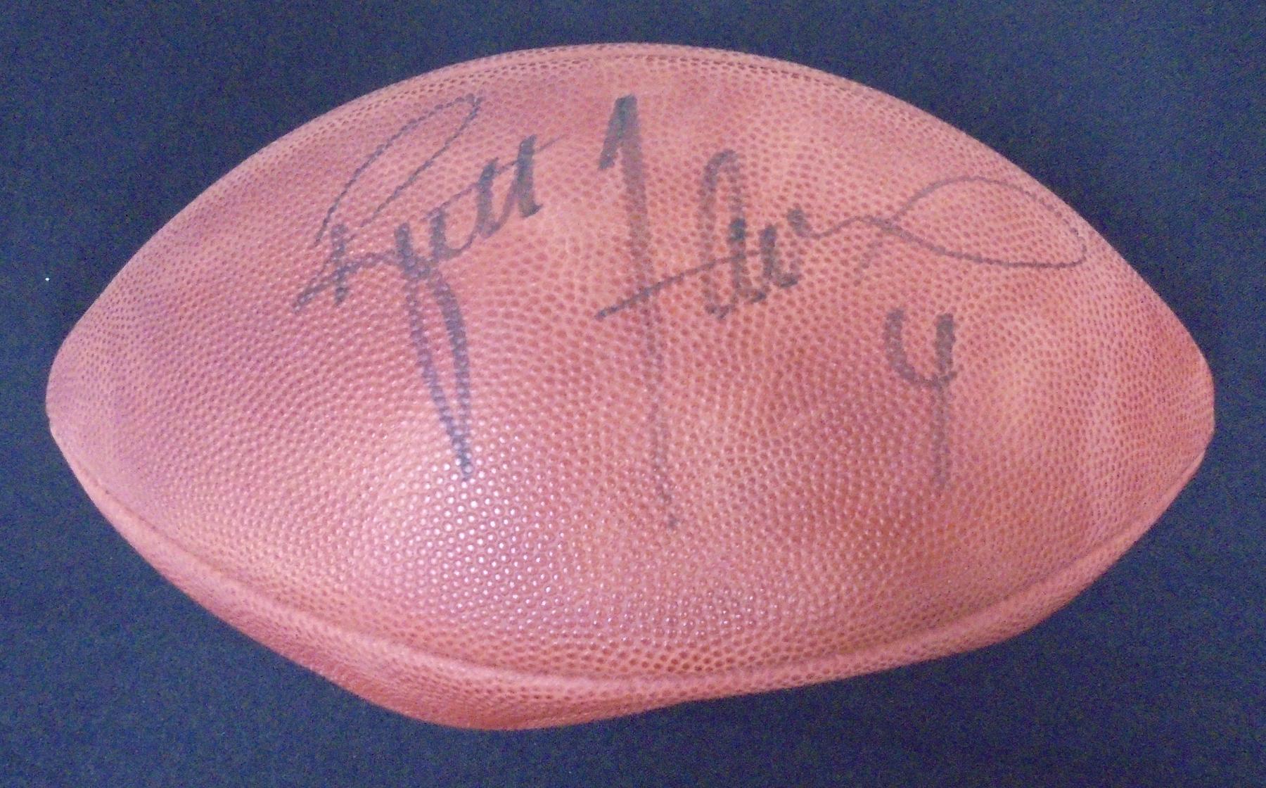 NFL Brett Favre サインカード BART STARR / BRETT FAVRE DUAL AUTOGRAPH SIGNED PACKERS