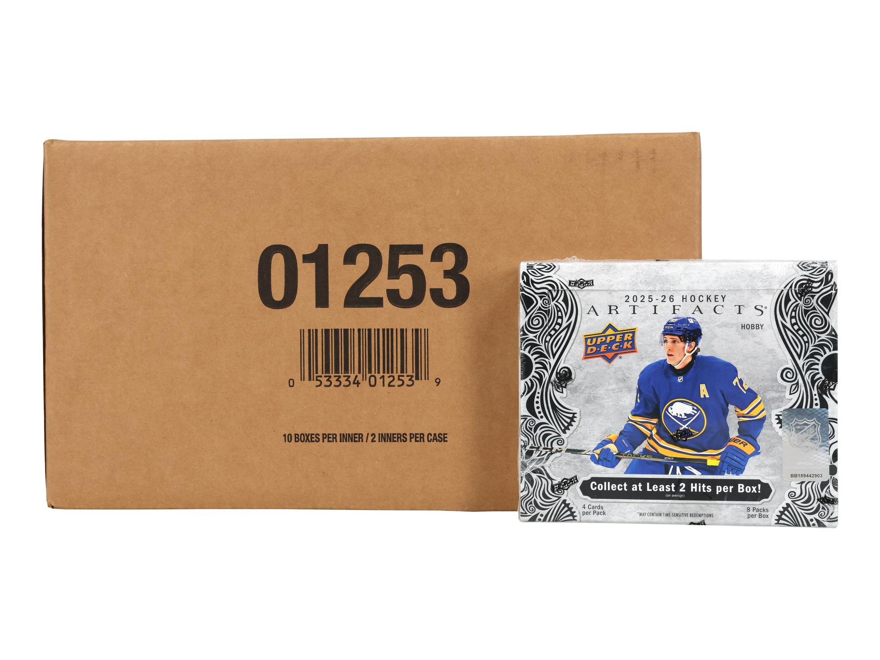 2025/26 Upper Deck Artifacts Hockey Hobby 20-Box Case | DA Card World