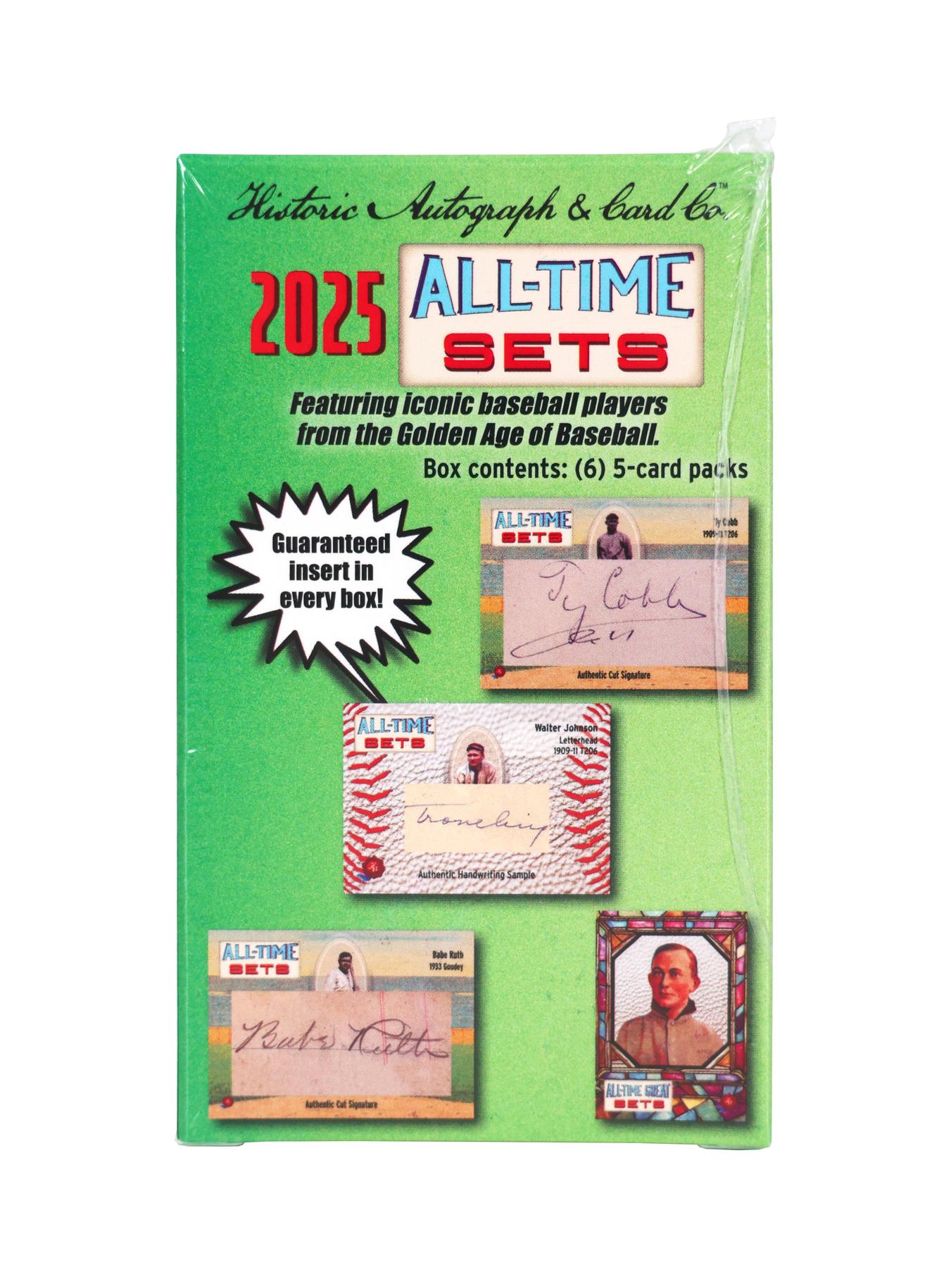 2024 Historic Autographs All Time Greats Baseball Hobby Box – Factory Sealed Collectible 8 thumbnail image