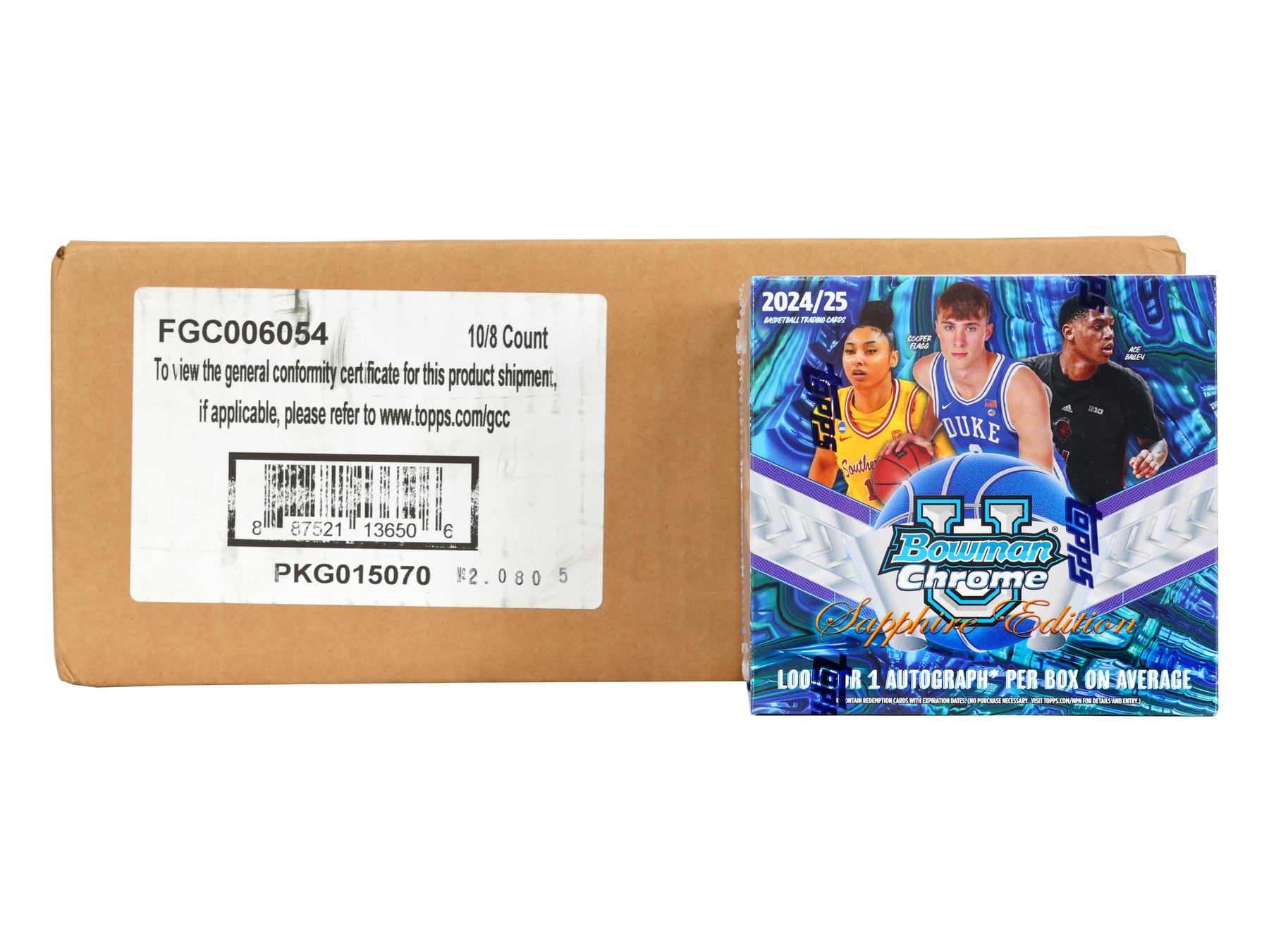 2024/25 Bowman University Chrome Basketball Sapphire Edition 10