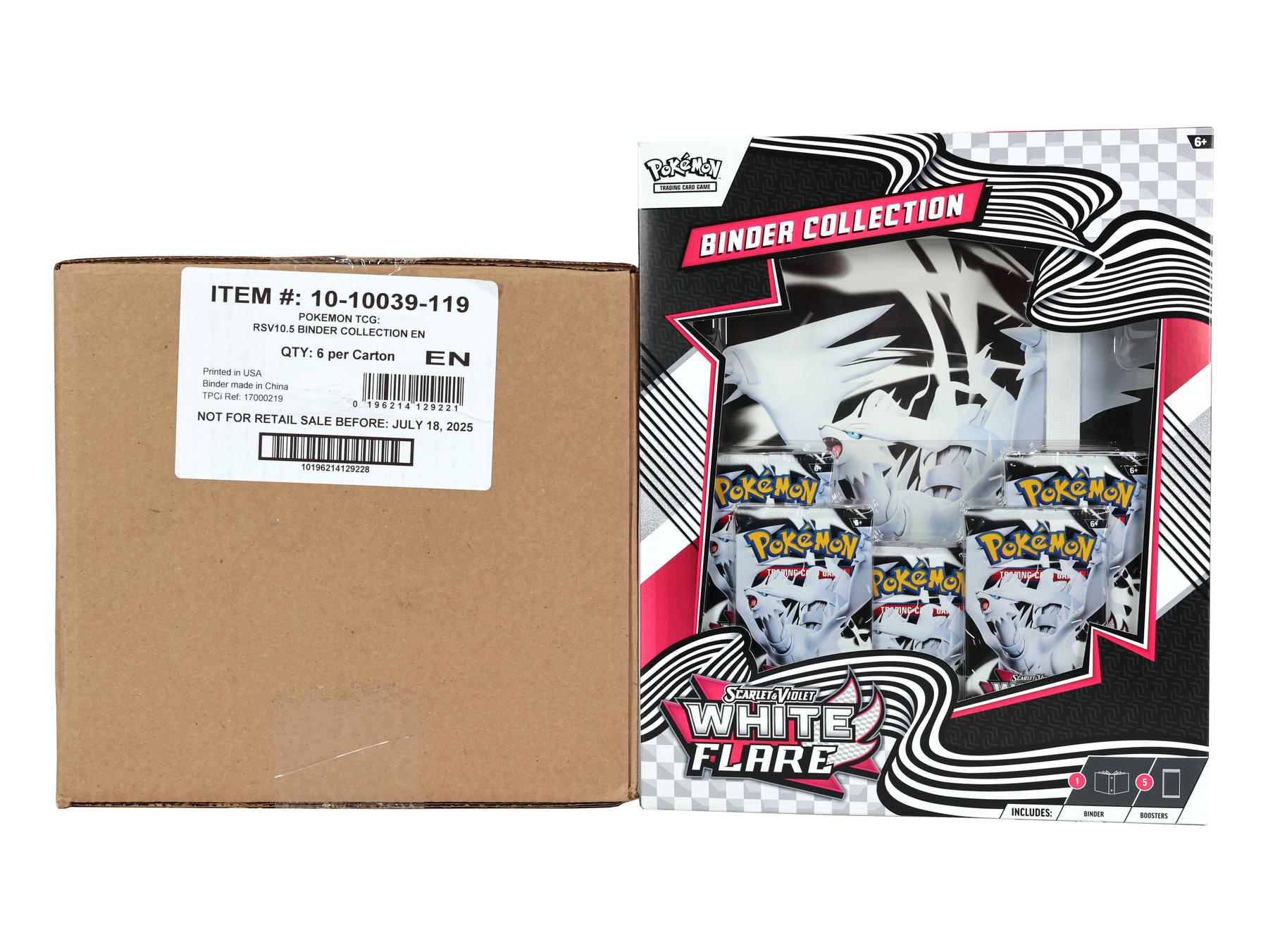 pokemon binder collection white flare trading cards Pokémon Perfect Order main image 1