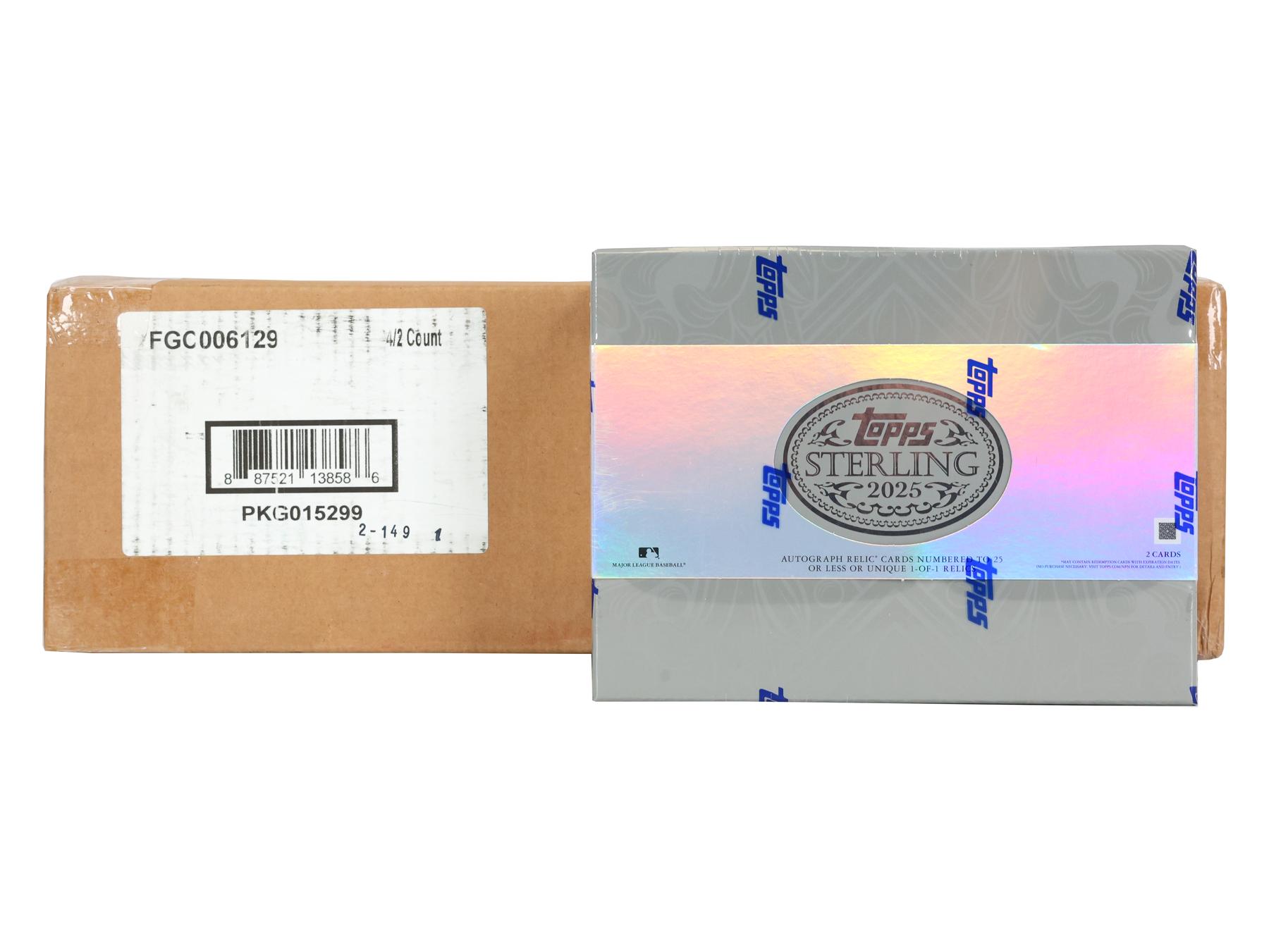 2025 Topps Sterling Baseball Hobby 4-Box Case | DA Card World