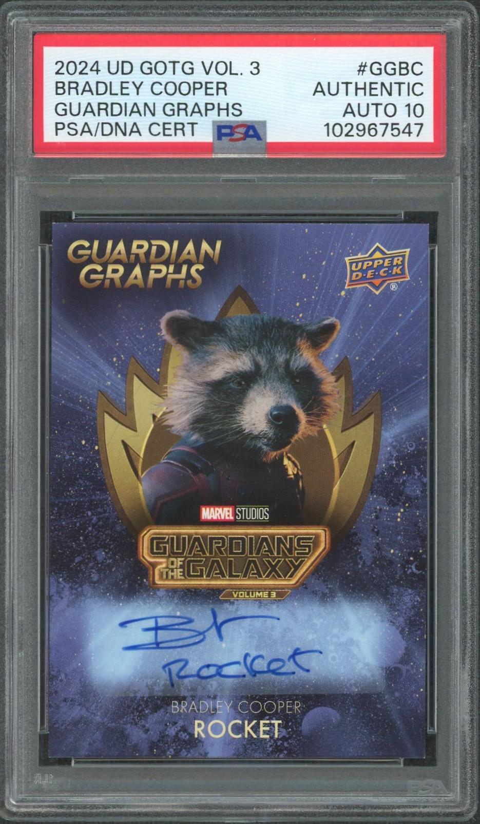 2024 UD Marvel Guardians of the Galaxy Vol. 3 Bradley Cooper