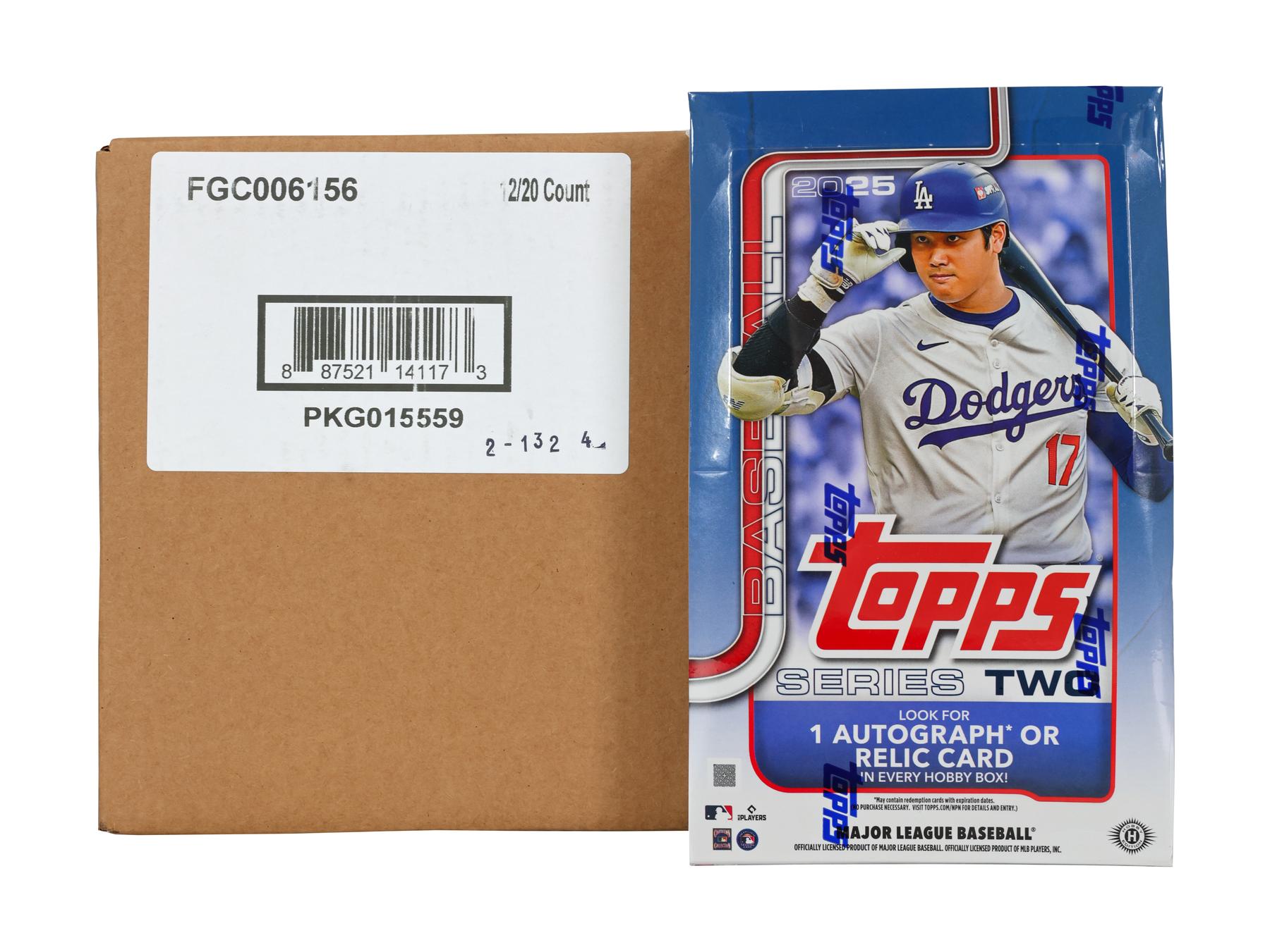 2025 Topps Series 2 Baseball Hobby 12-Box Case | DA Card World
