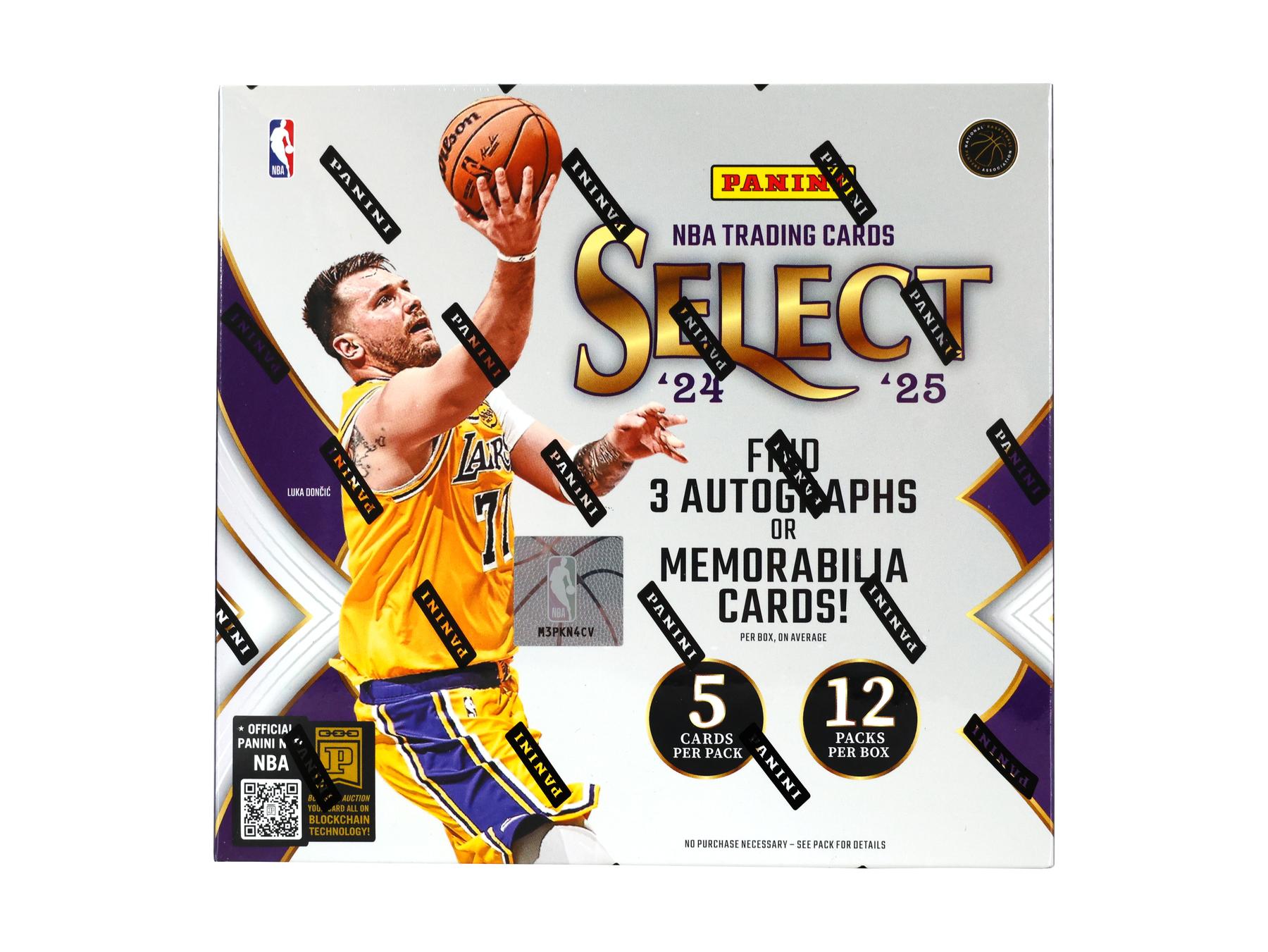 2024/25 Panini Select Basketball Hobby Box DA Card World