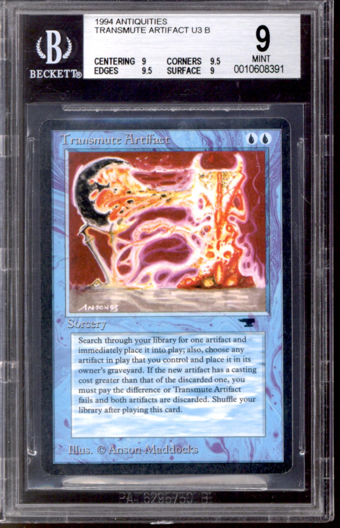 Transmute Artifact　ATQ Transmute Artifact Foil from Antiquities (ATQ) MTG Proxy