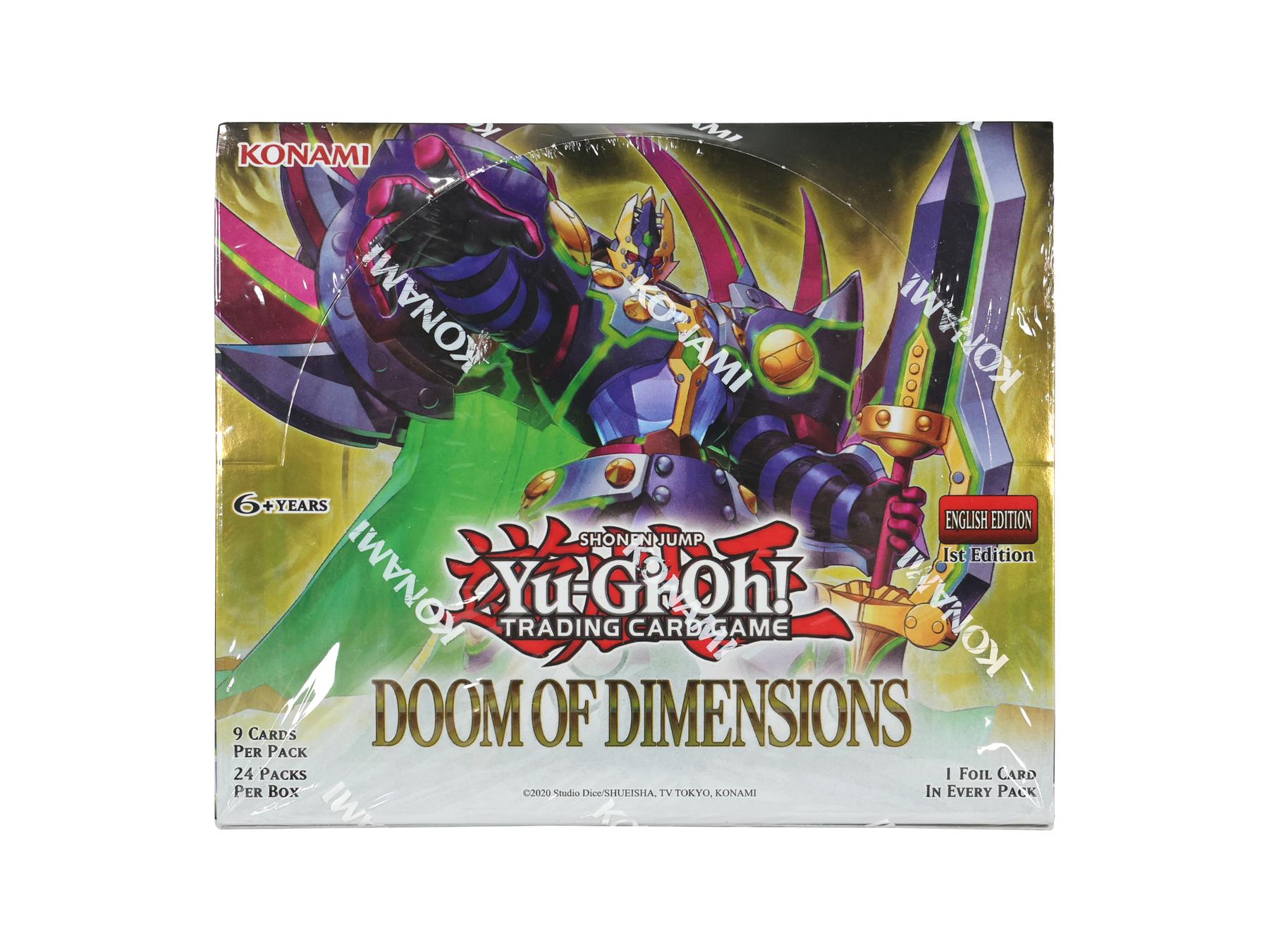 遊戯王　DOOMOFDIMENSIONS 2BOX Yu-Gi-Oh! Doom of Dimensions Booster Box - Pre-Order