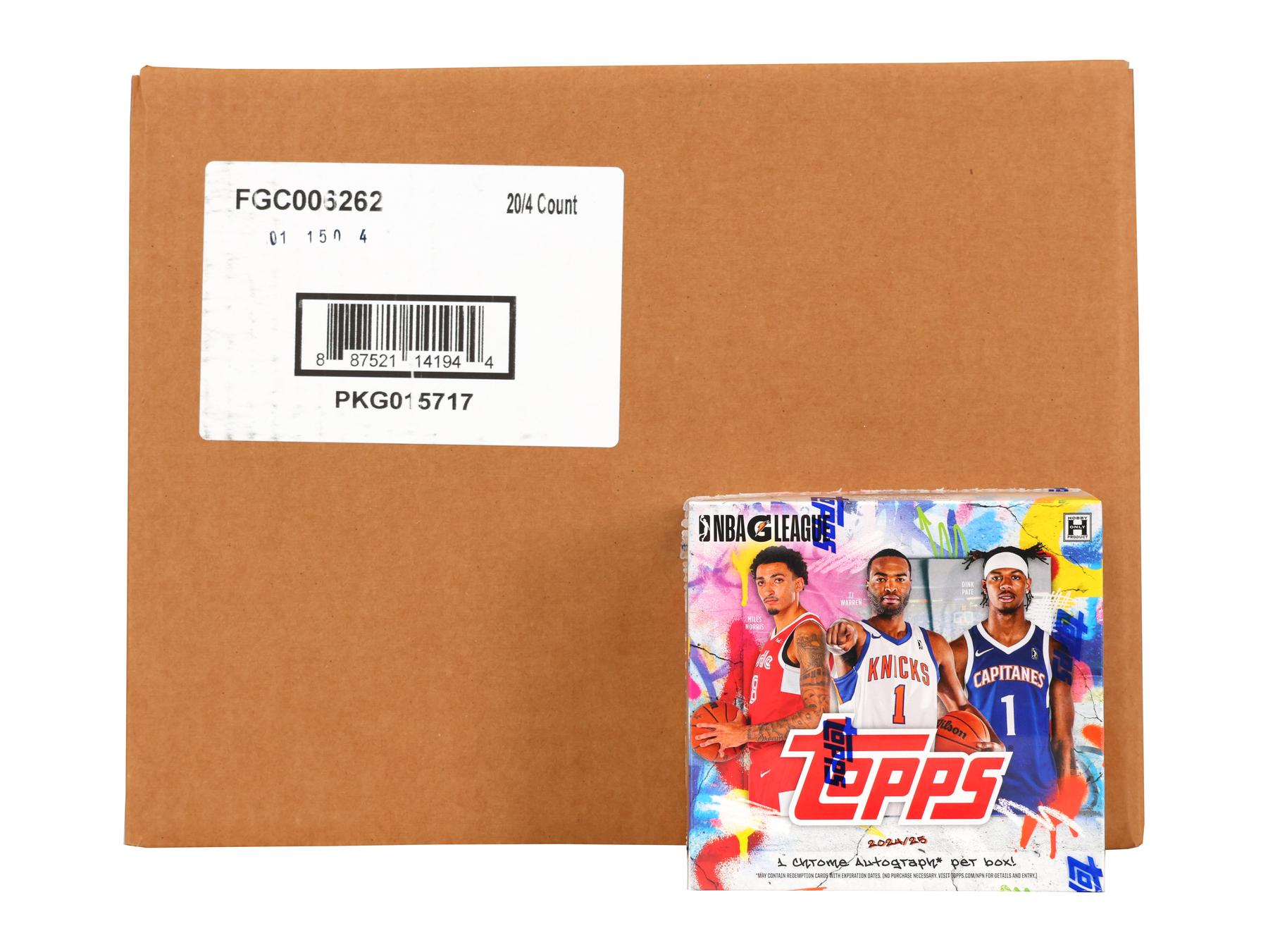 2024/25 Topps G-League Basketball Hobby 20-Box Case | DA Card World