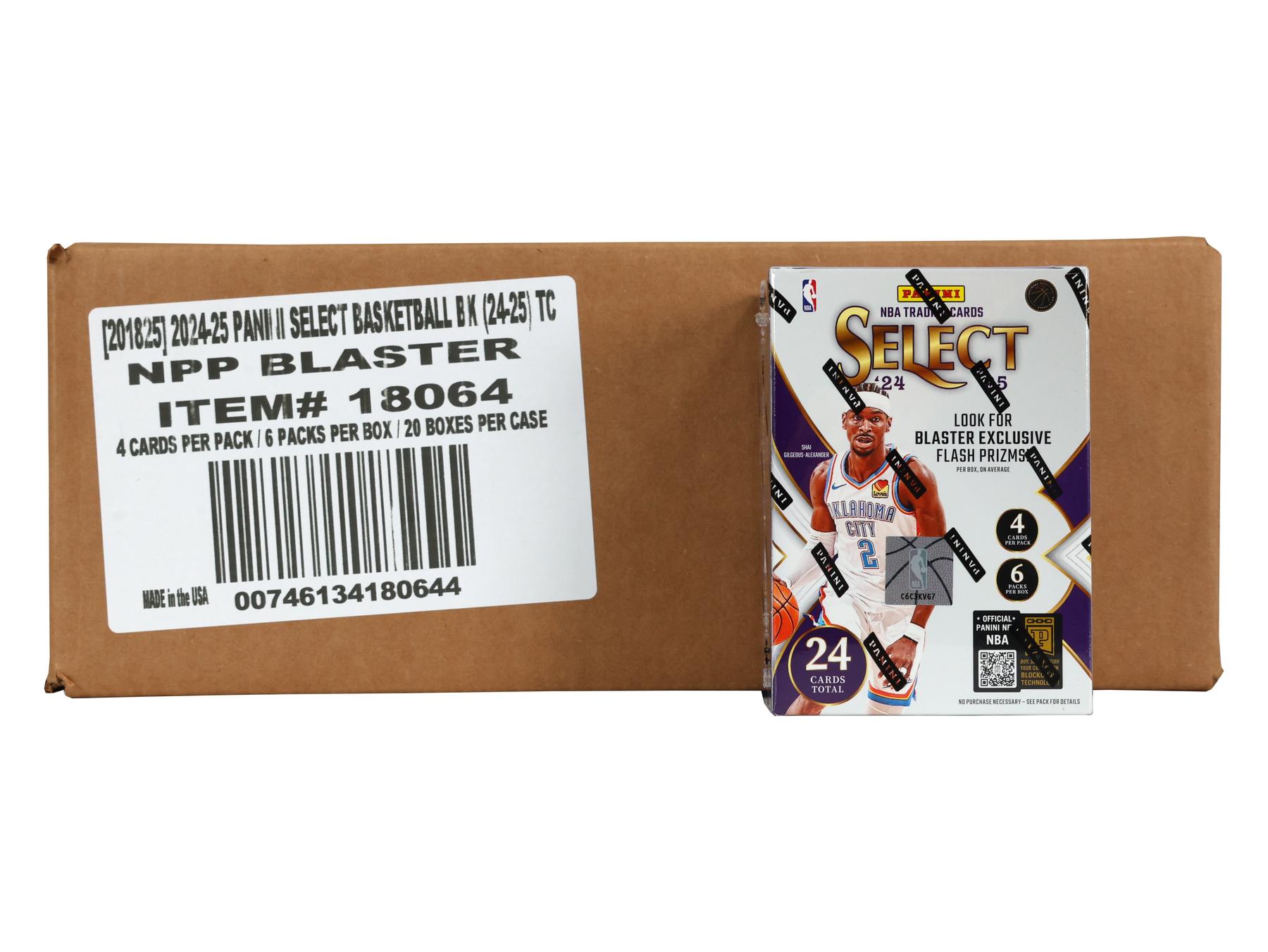 D106 2020-21 NBA Select blaster ボックス 2020-21 Panini Select Basketball 6-Pack Blaster Box (Flash