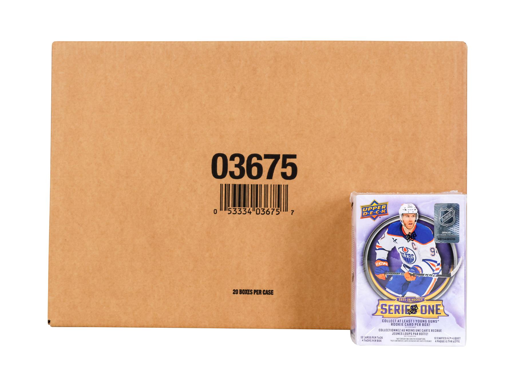 2025/26 Upper Deck Series 1 Hockey Blaster 20-Box Case | DA Card World