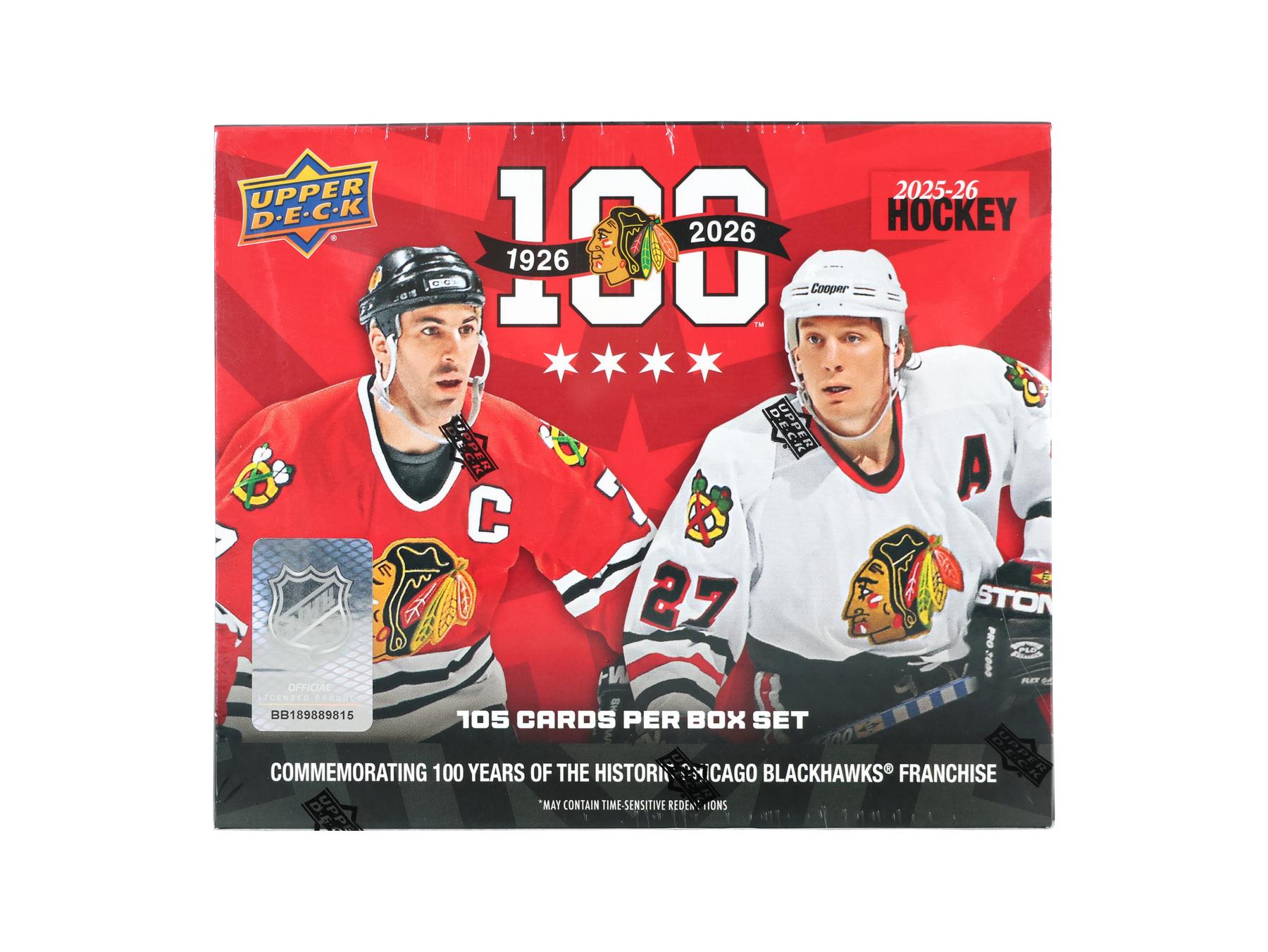 Nhl Chicago Blackhawks 5 Different Licensed Trading Card Team Sets