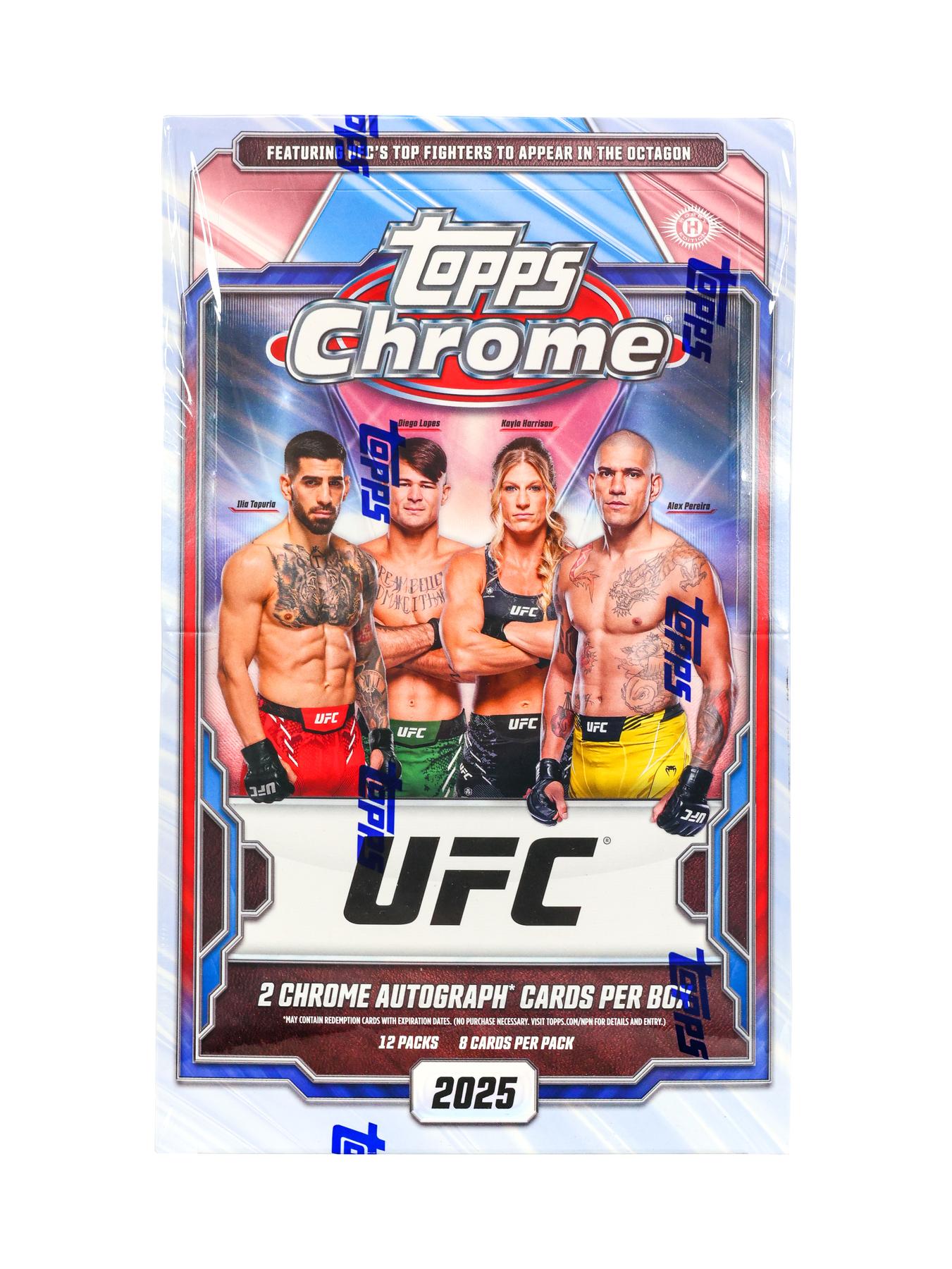2025 Topps Chrome UFC Hobby 4-Box - 11-Spot Random
