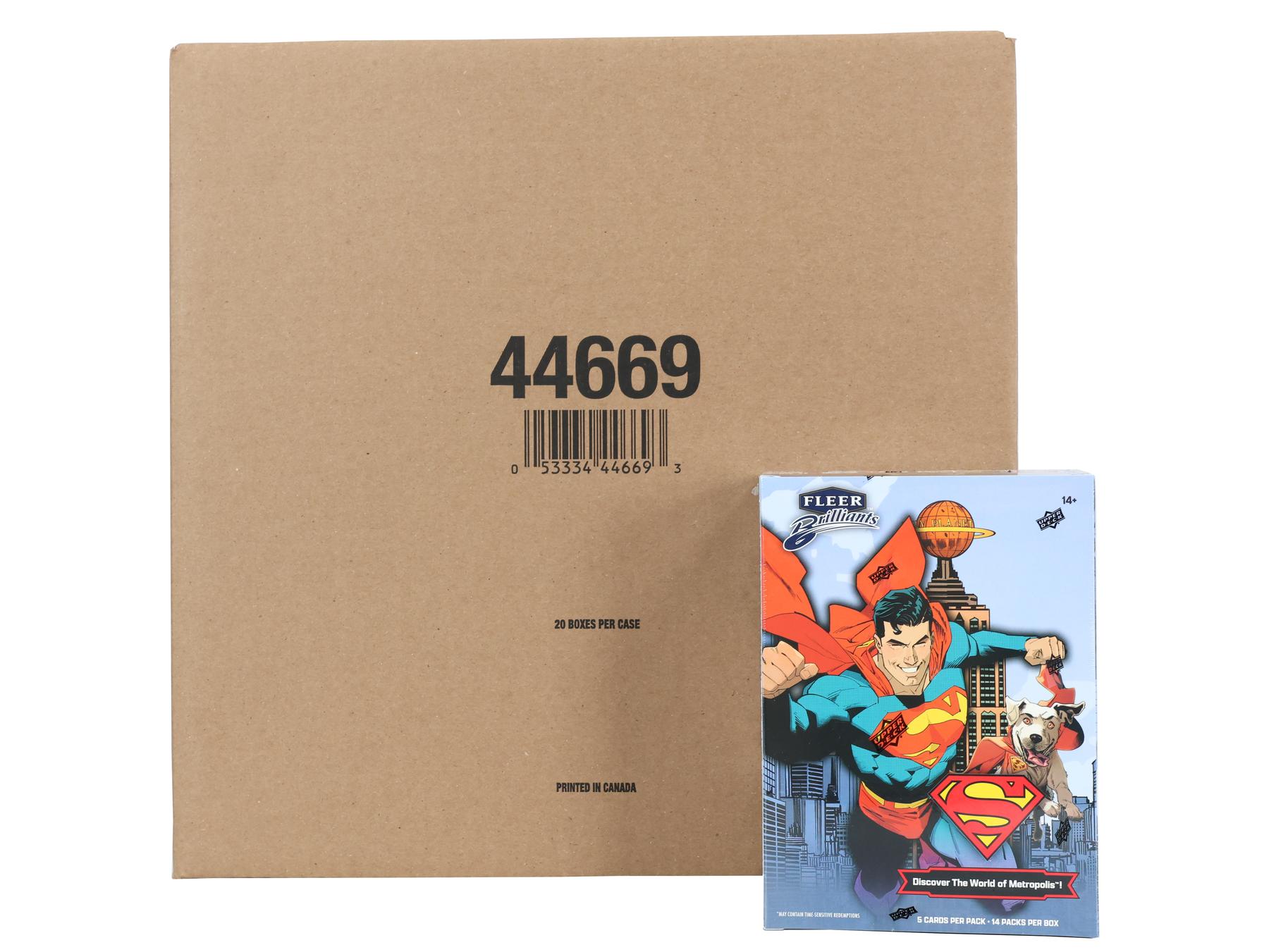 2025 Upper Deck Fleer Brilliants Superman Mega 20-Box Case | DA
