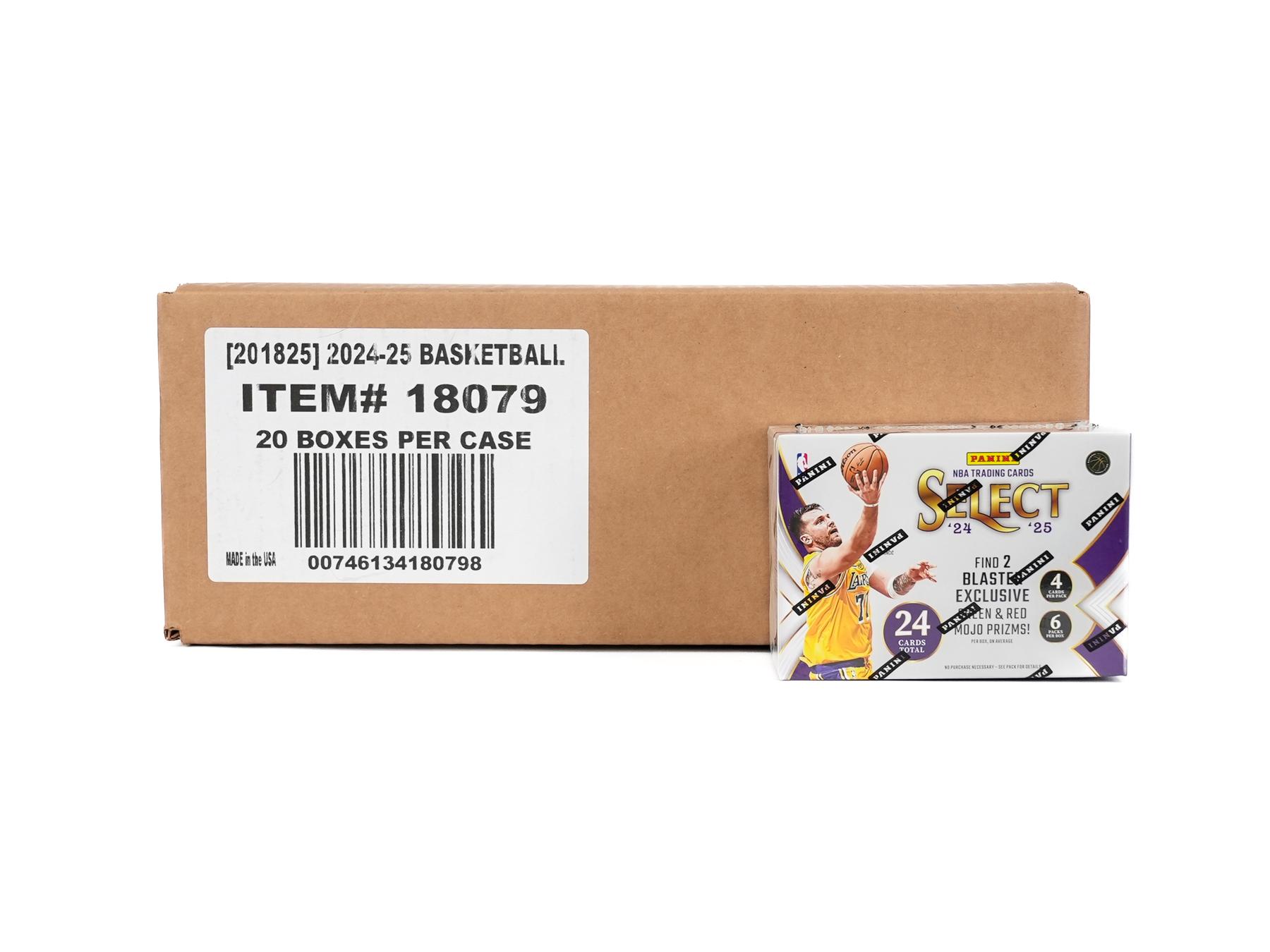 2024/25 Panini Select Basketball Blaster Hobby 20-Box Case | DA