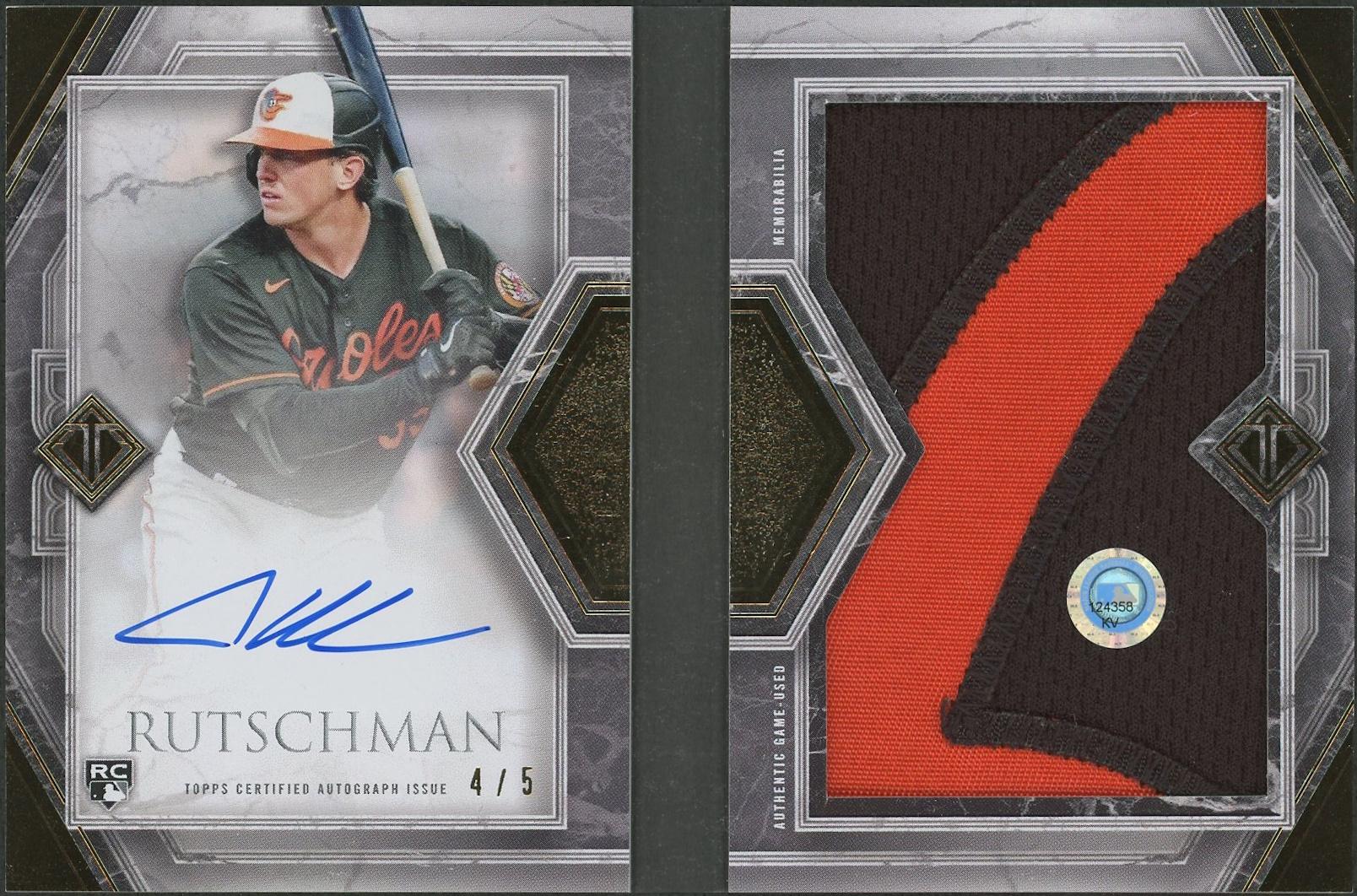 2023 Topps Transcendent Baseball #TARBCAR Adley Rutschman Booklet