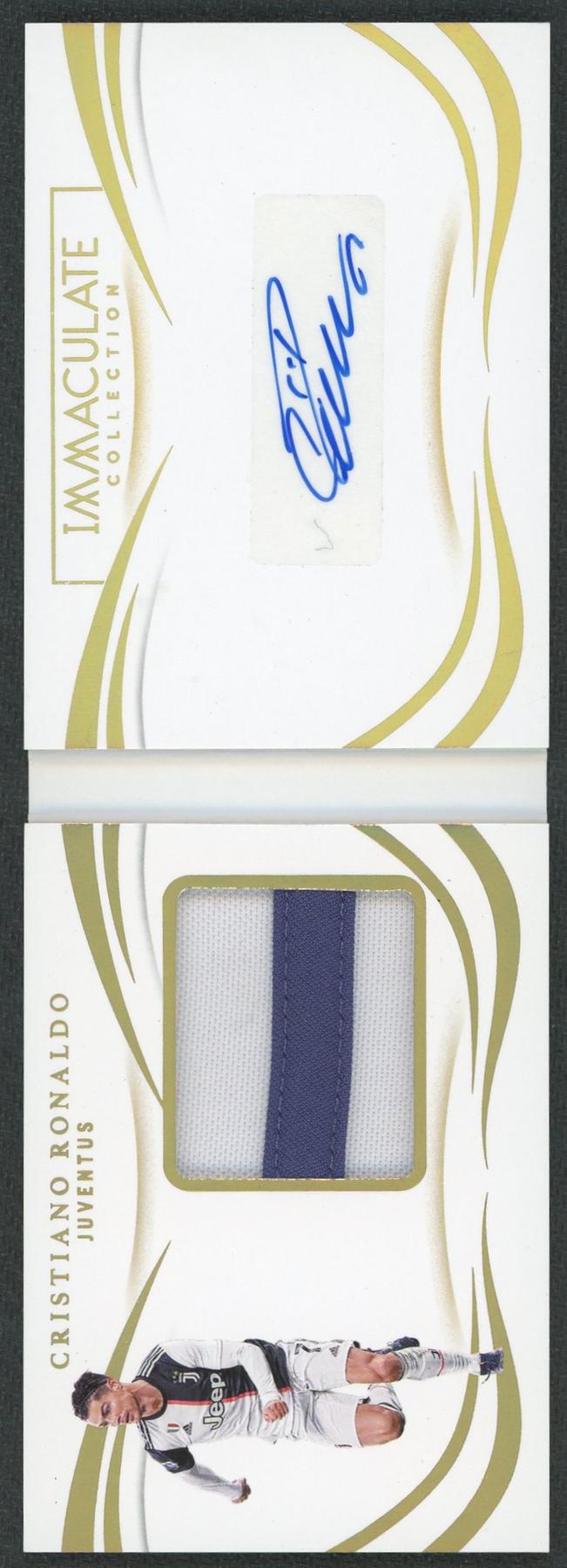 2020 Panini Immaculate Cristiano Ronaldo Patch Auto Booklet /99 