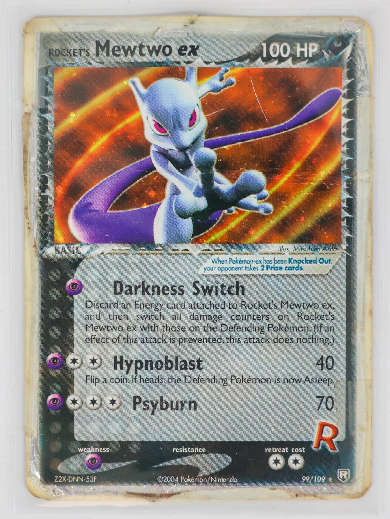 Pokemon Team Rocket Returns Rocket's Mewtwo ex 99/109