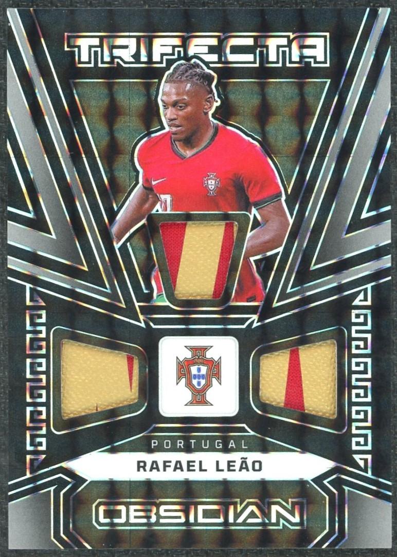 2023/24 Panini Obsidian Rafael Leao Trifecta 1/1 Patch | DA Card World