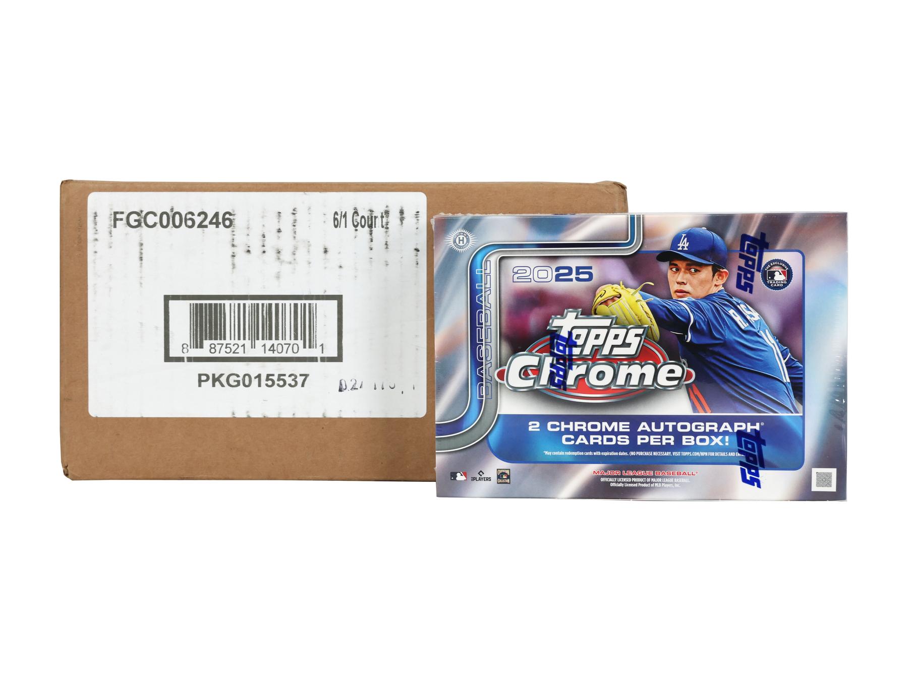 2025 Topps Chrome Baseball Delight 6-Box Case | DA Card World