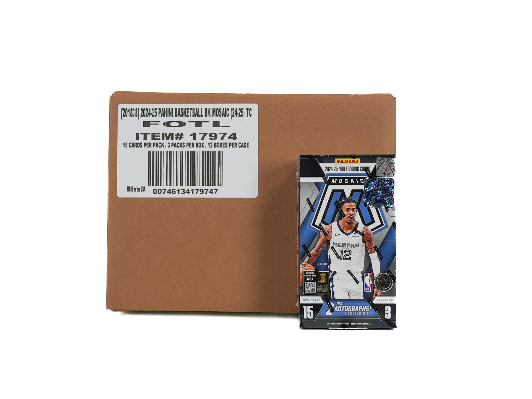 2024/25 Panini Mosaic Basketball 1st Off The Line FOTL Hobby