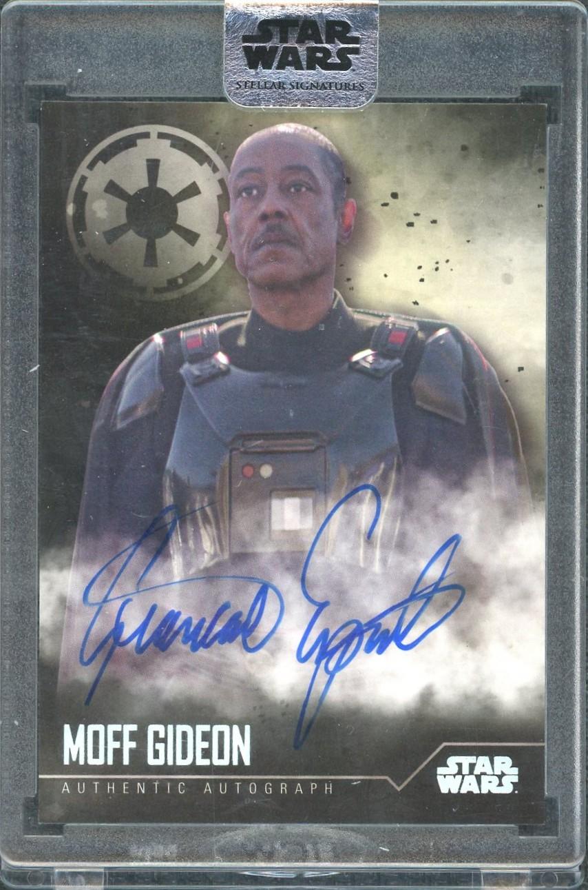 2020 Topps Star Wars Stellar Giancarlo Esposito Moff Gideon Auto