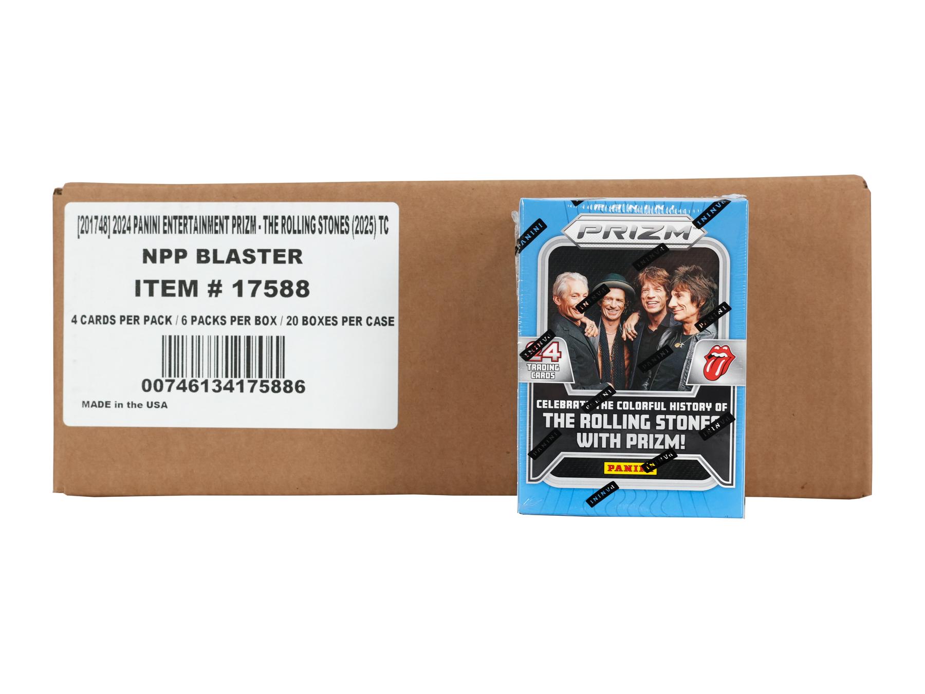 2024 Panini Prizm The Rolling Stones Blaster 20-Box Case (Confetti