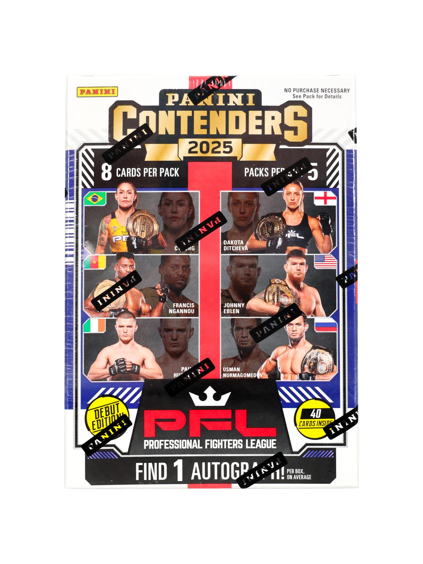 2025 Panini Contenders Professional Fighters League PFL Blaster