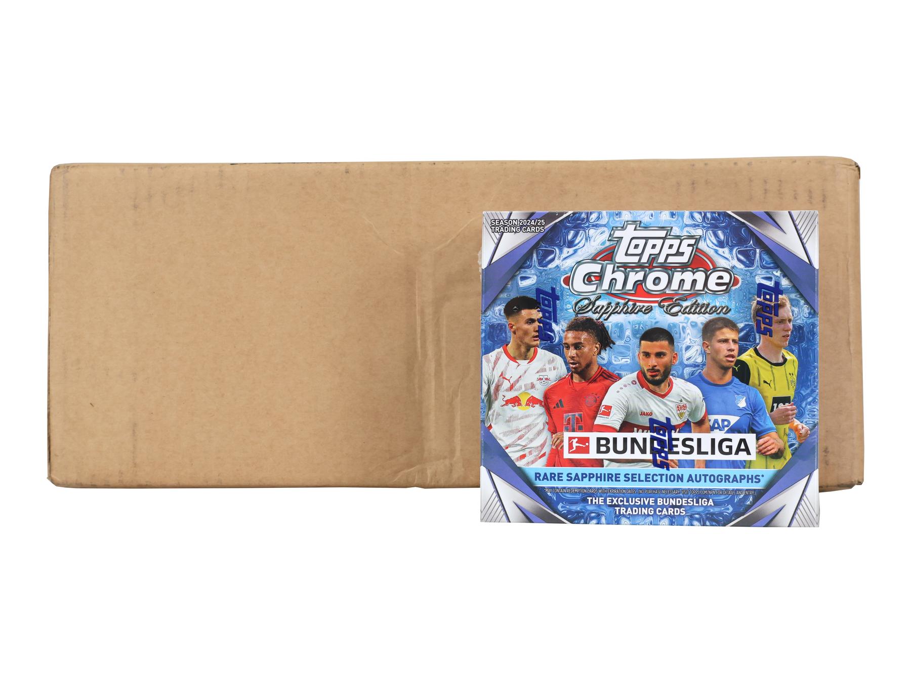 【新品未開封】Topps Chrome Soccer bundesliga 2024/25 Topps Chrome Bundesliga Sapphire Edition Soccer Box