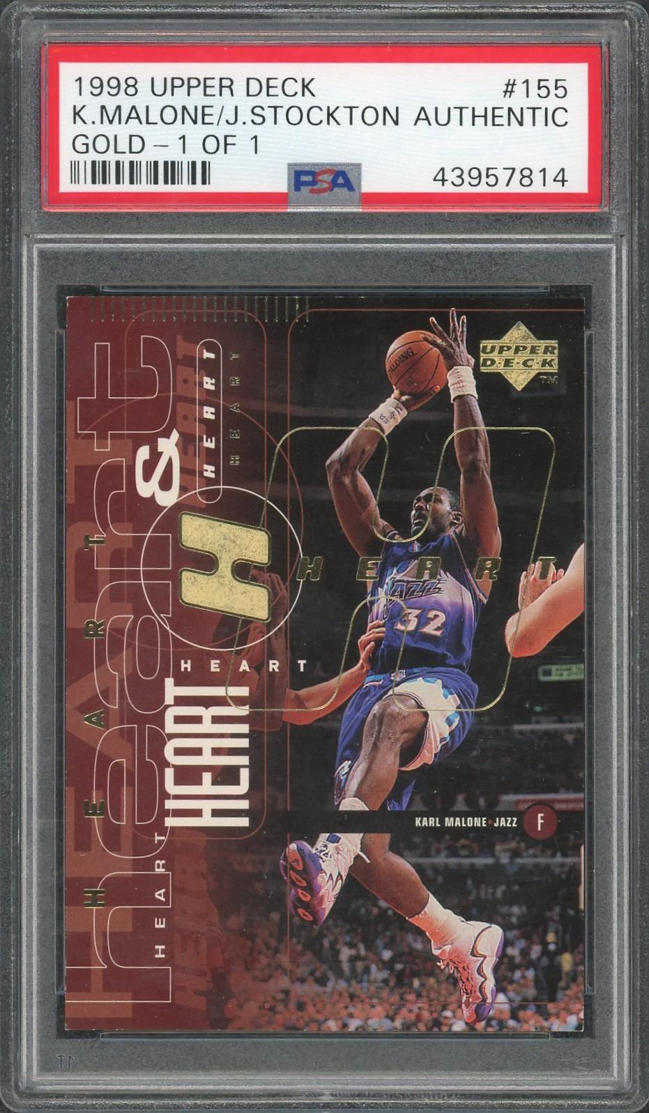 John Stockton Karl Malone Autograph JOHN STOCKTON KARL MALONE