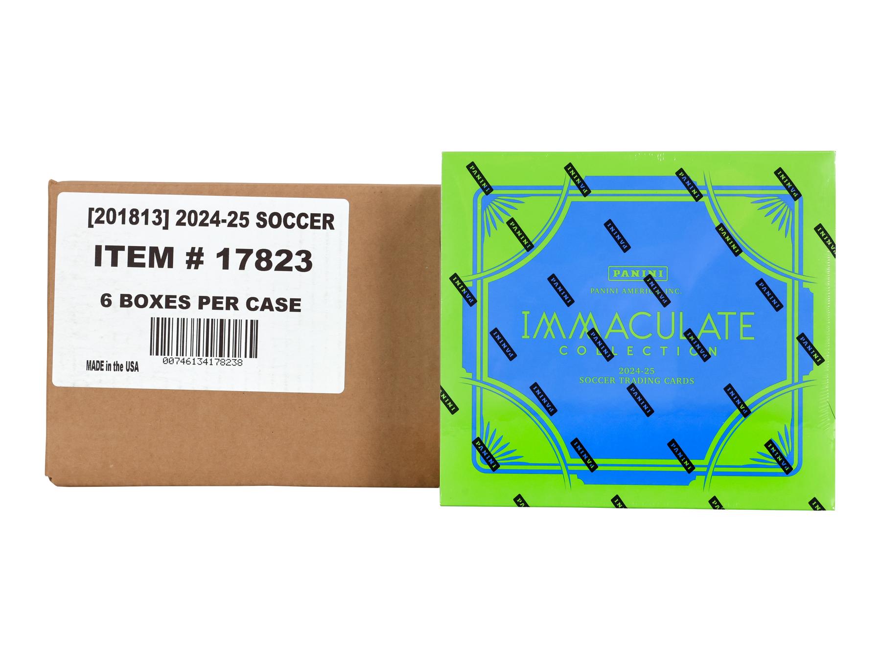 2024/25 Panini Immaculate Soccer Hobby 6-Box Case | DA Card World