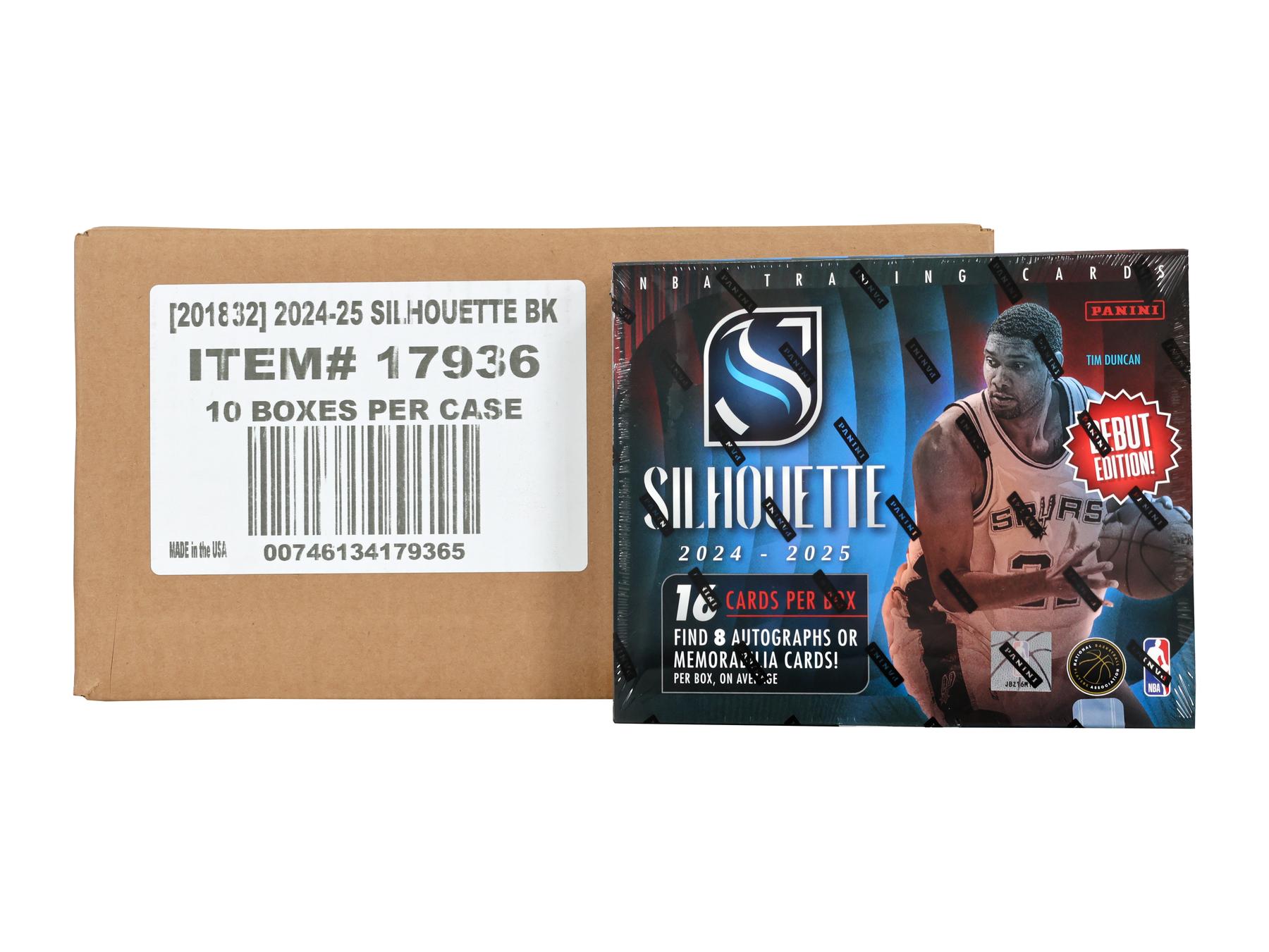 2024/25 Panini Silhouette Basketball Hobby 10-Box Case | DA Card World
