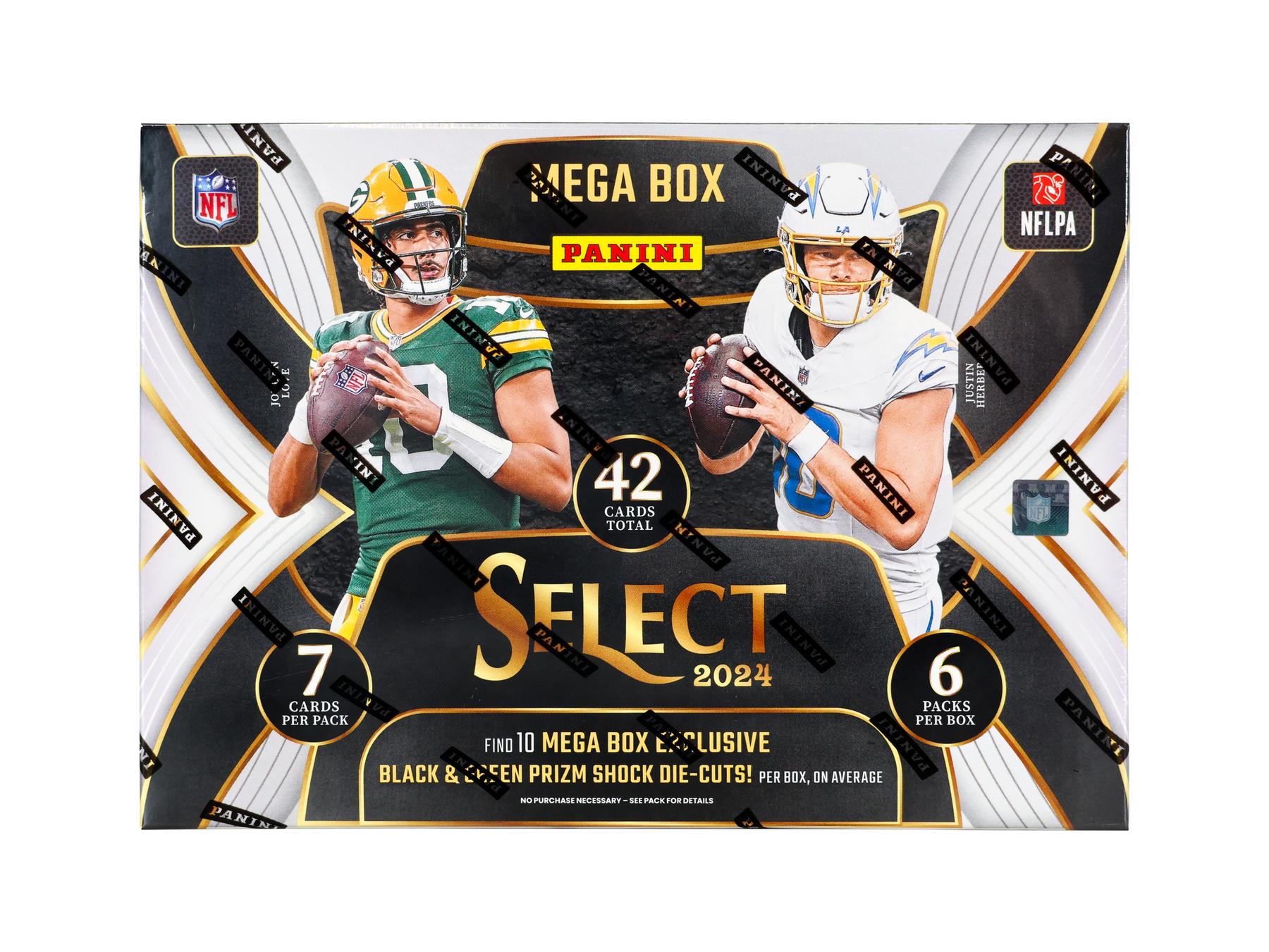 2024 Panini Select Football Mega Box (Black & Green Prizms!) | DA
