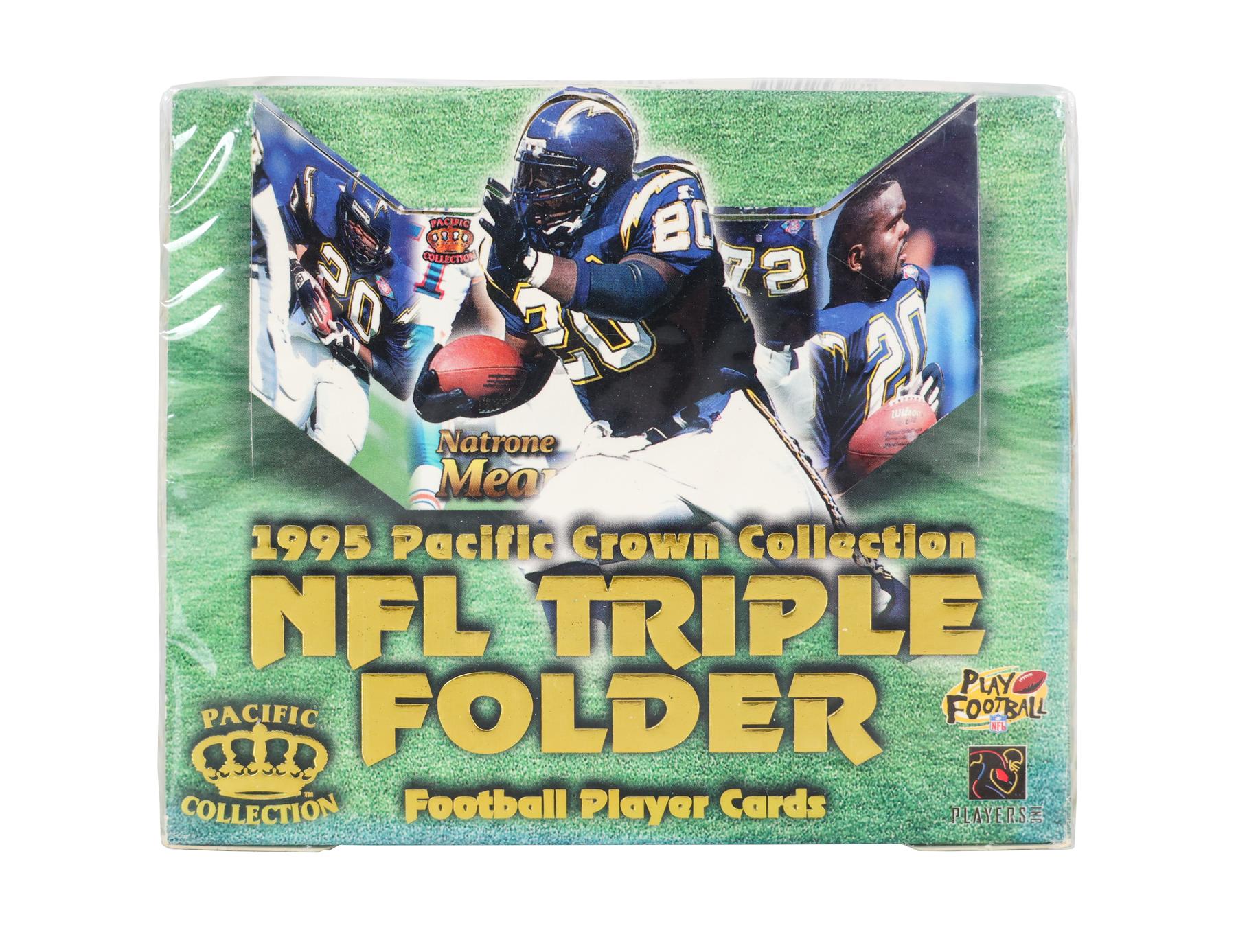 1995 Pacific Crown Collection Triple Folder Football Hobby Box