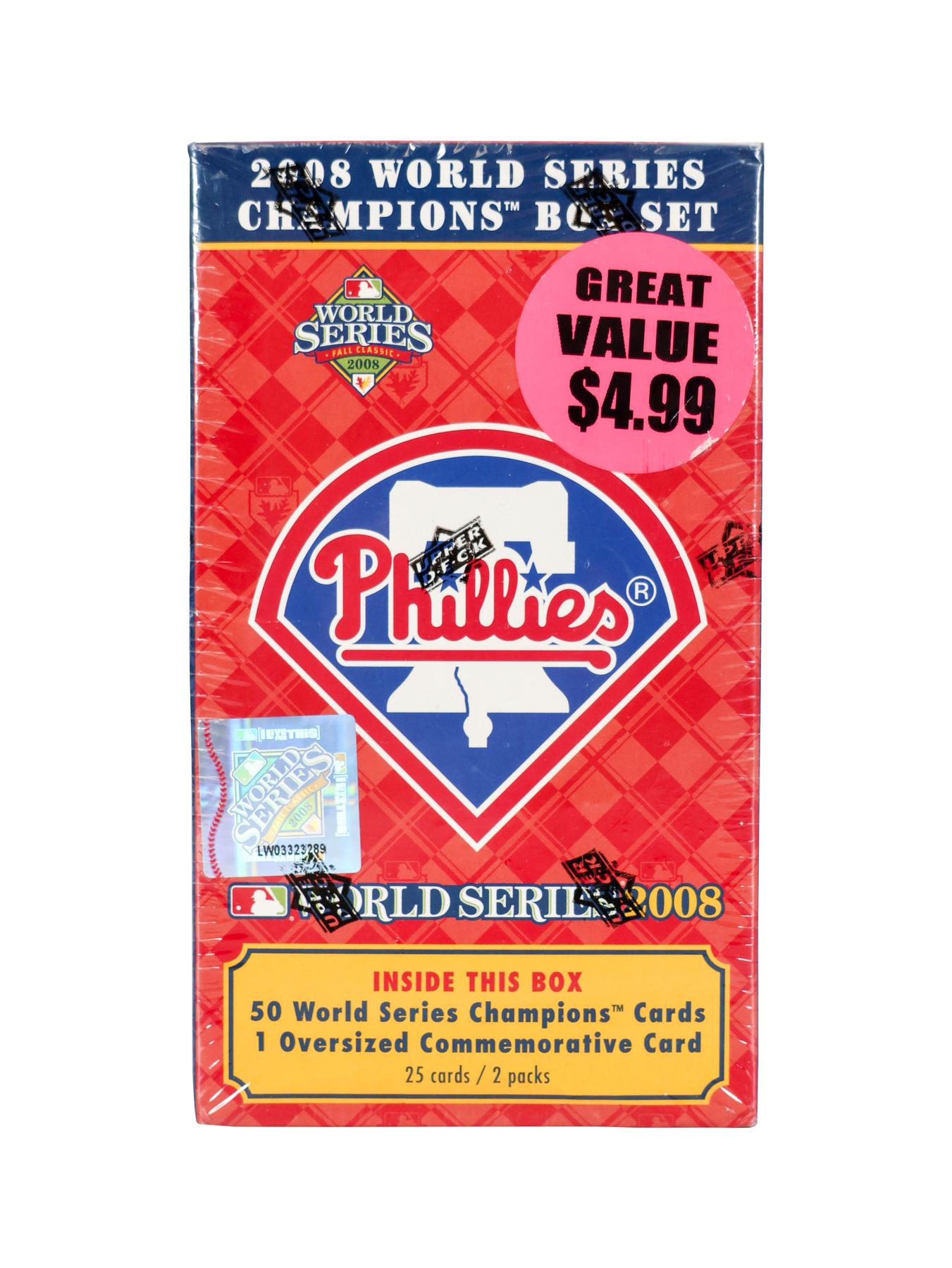 2008 Upper Deck Phillies World Series Champion Box Set | DA Card World