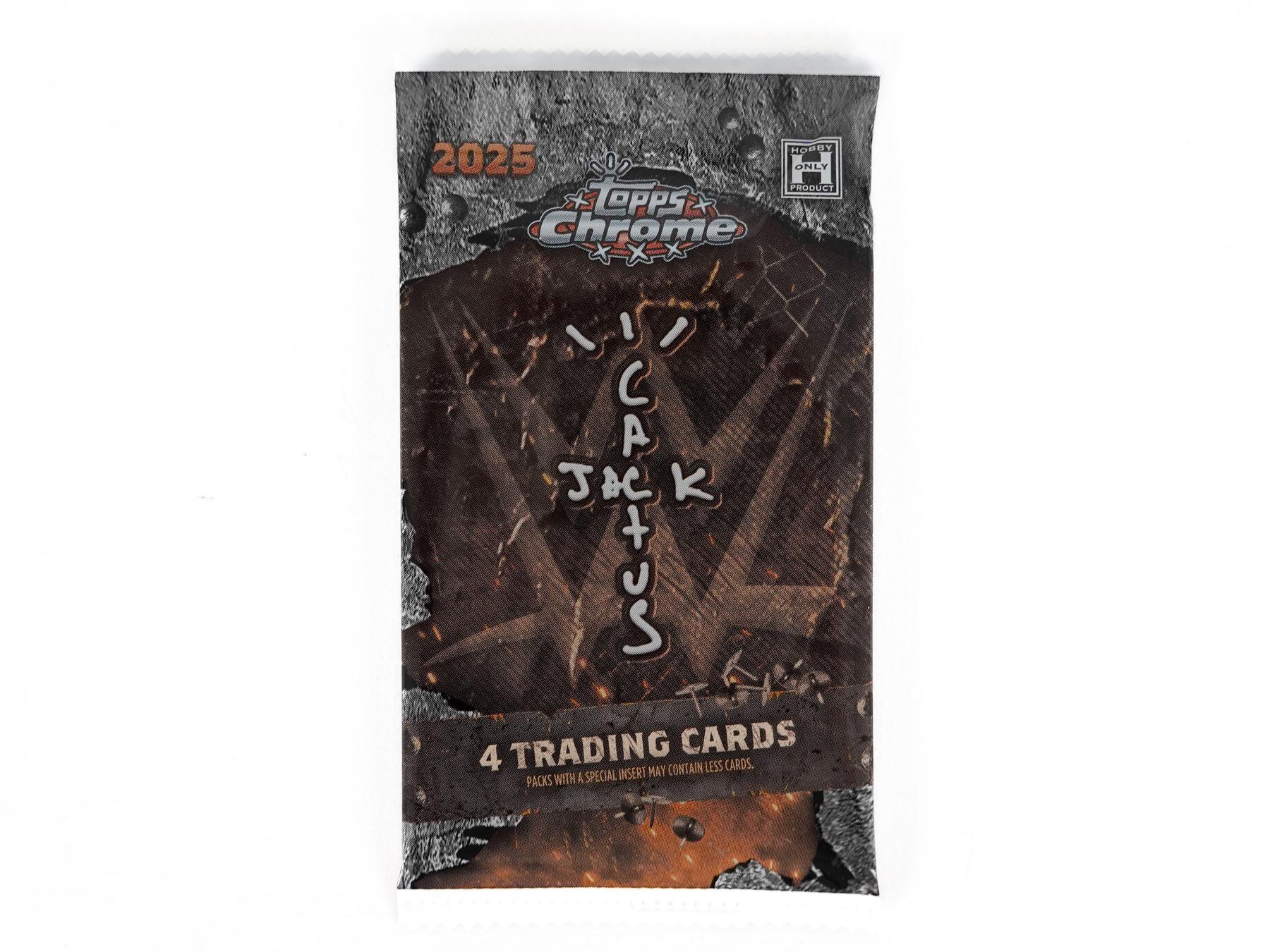 2025 Topps Chrome WWE x Cactus Jack Wrestling Hobby Pack | DA Card