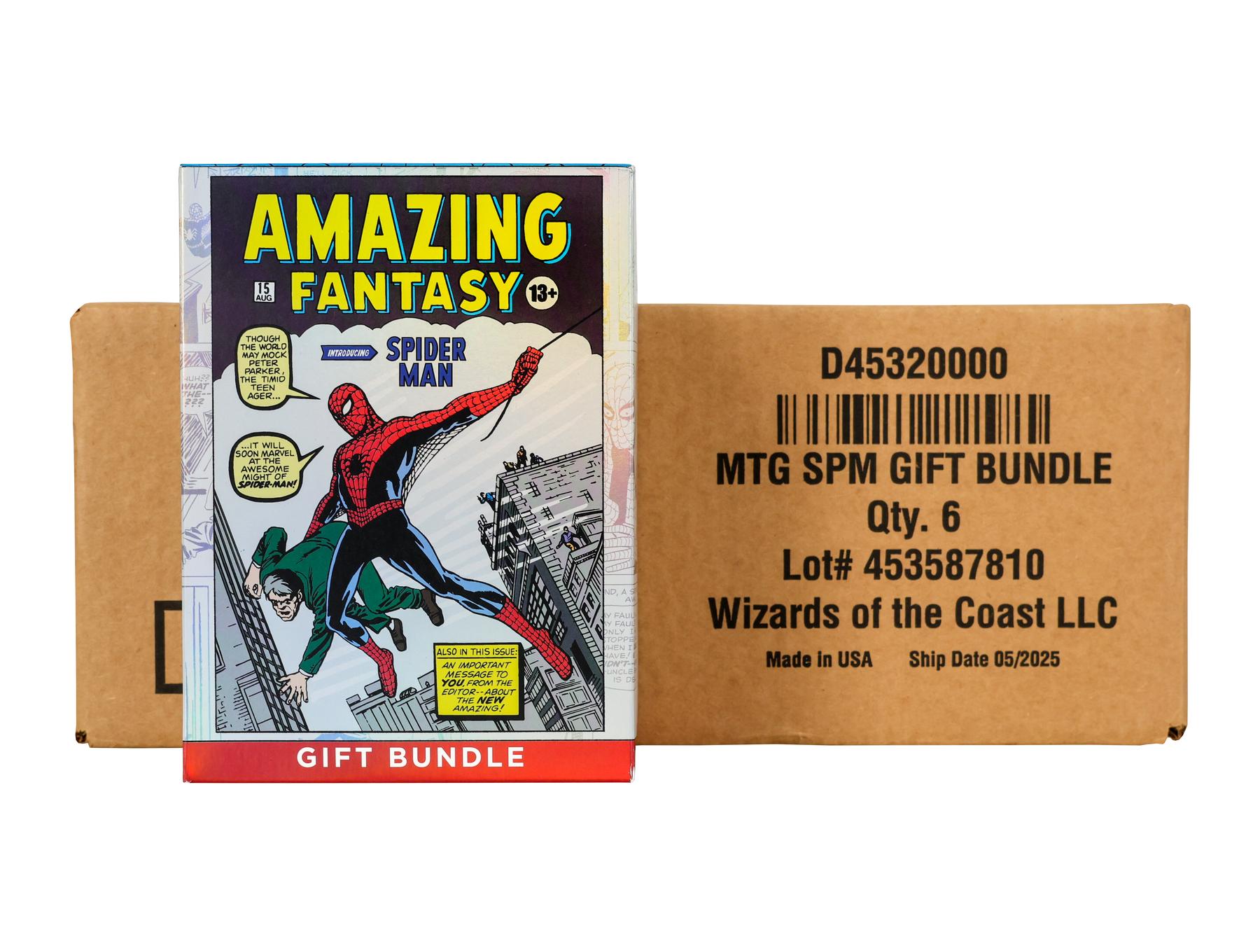 Magic the Gathering Marvel's Spider-Man Gift Bundle 6-Box Case