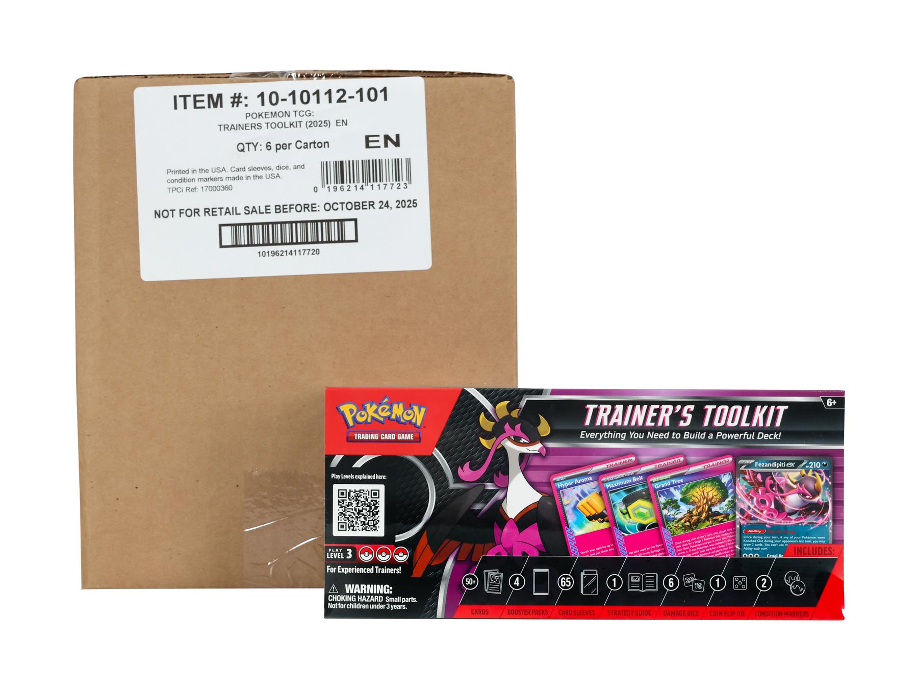 Pokemon Trainer's Toolkit 2025 6-Box Case | DA Card World
