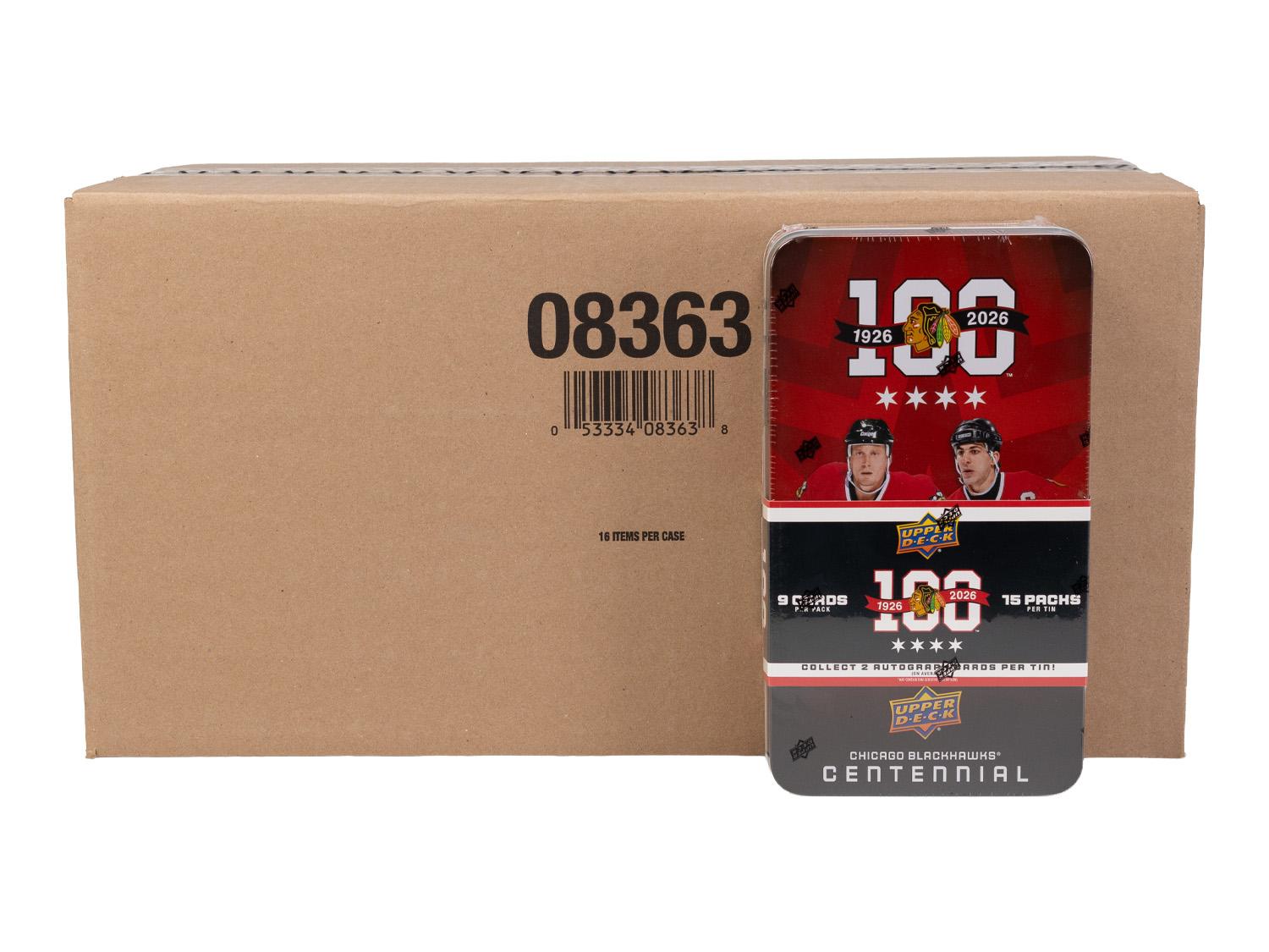 2025/26 Upper Deck Chicago Blackhawks Centennial Hockey Hobby 16