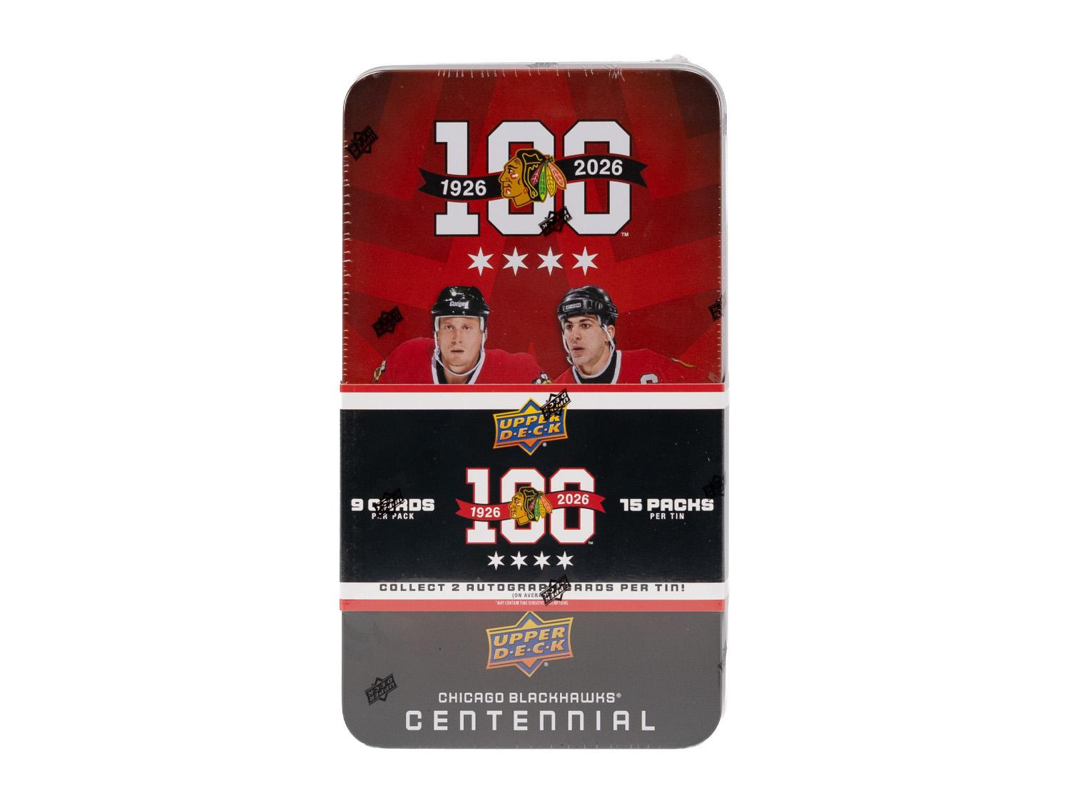 2025/26 Upper Deck Chicago Blackhawks Centennial Hockey Hobby Box