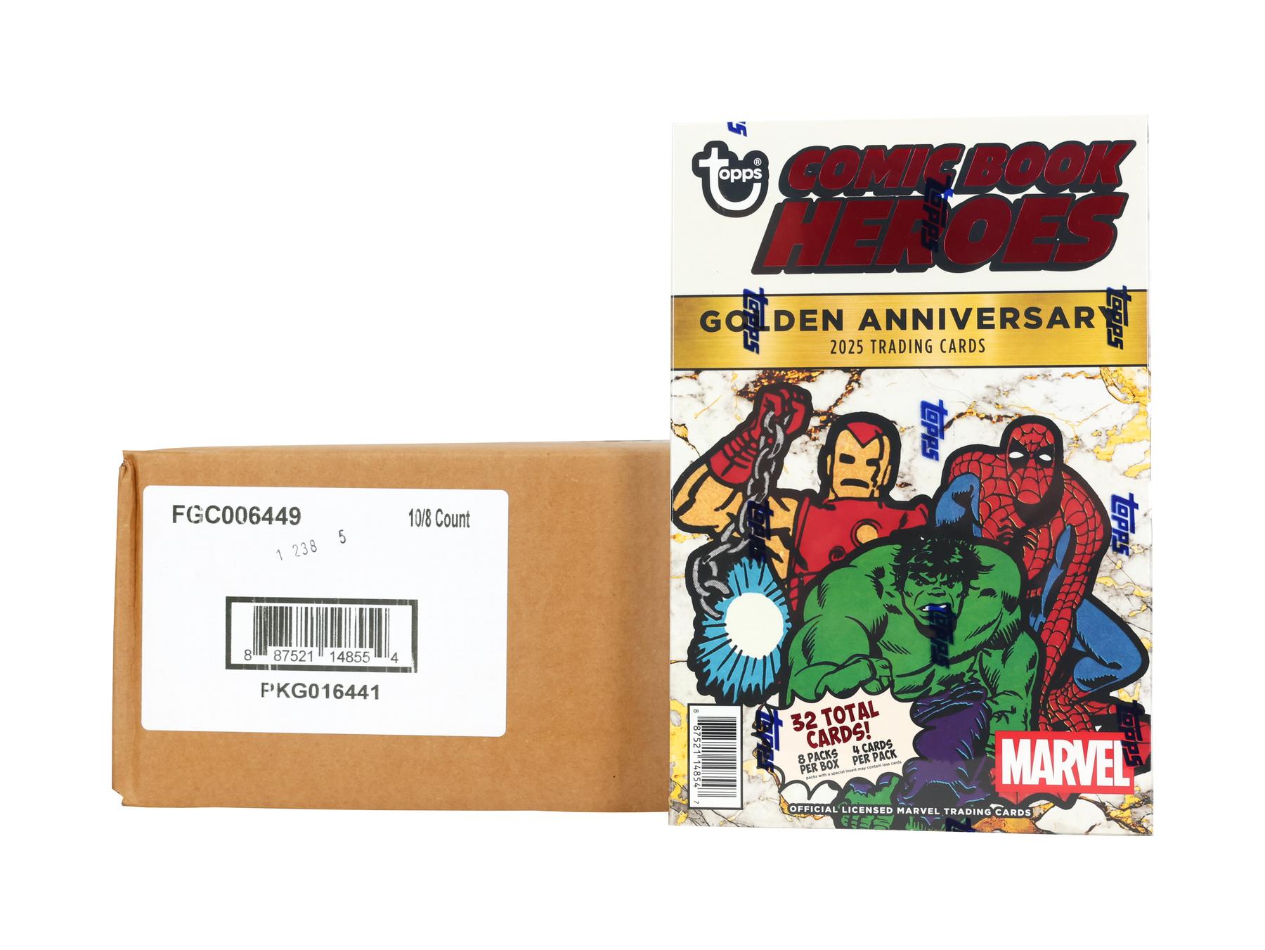 その他 Topps 2025 Marvel Comic Book Heroes 1975 2025 Marvel Comic Book Heroes 1975 Golden Anniversary - Hobby Box