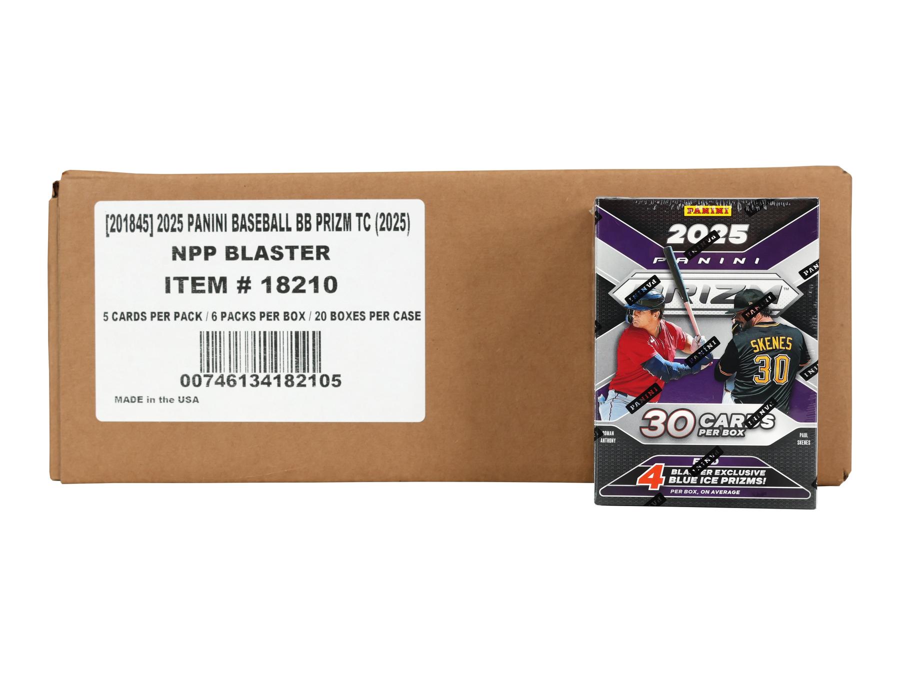 2025 Panini Prizm Baseball Blaster 20-Box Case | DA Card World