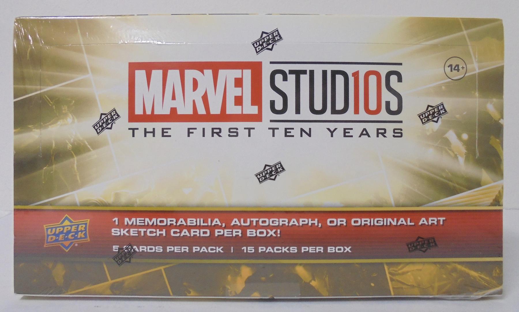 Marvel Studios The First 10 Years Hobby Box (2019 Upper Deck
